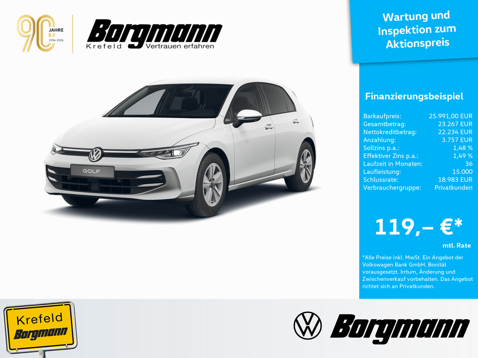 VW Golf VIII 1.5 TSI Goal
