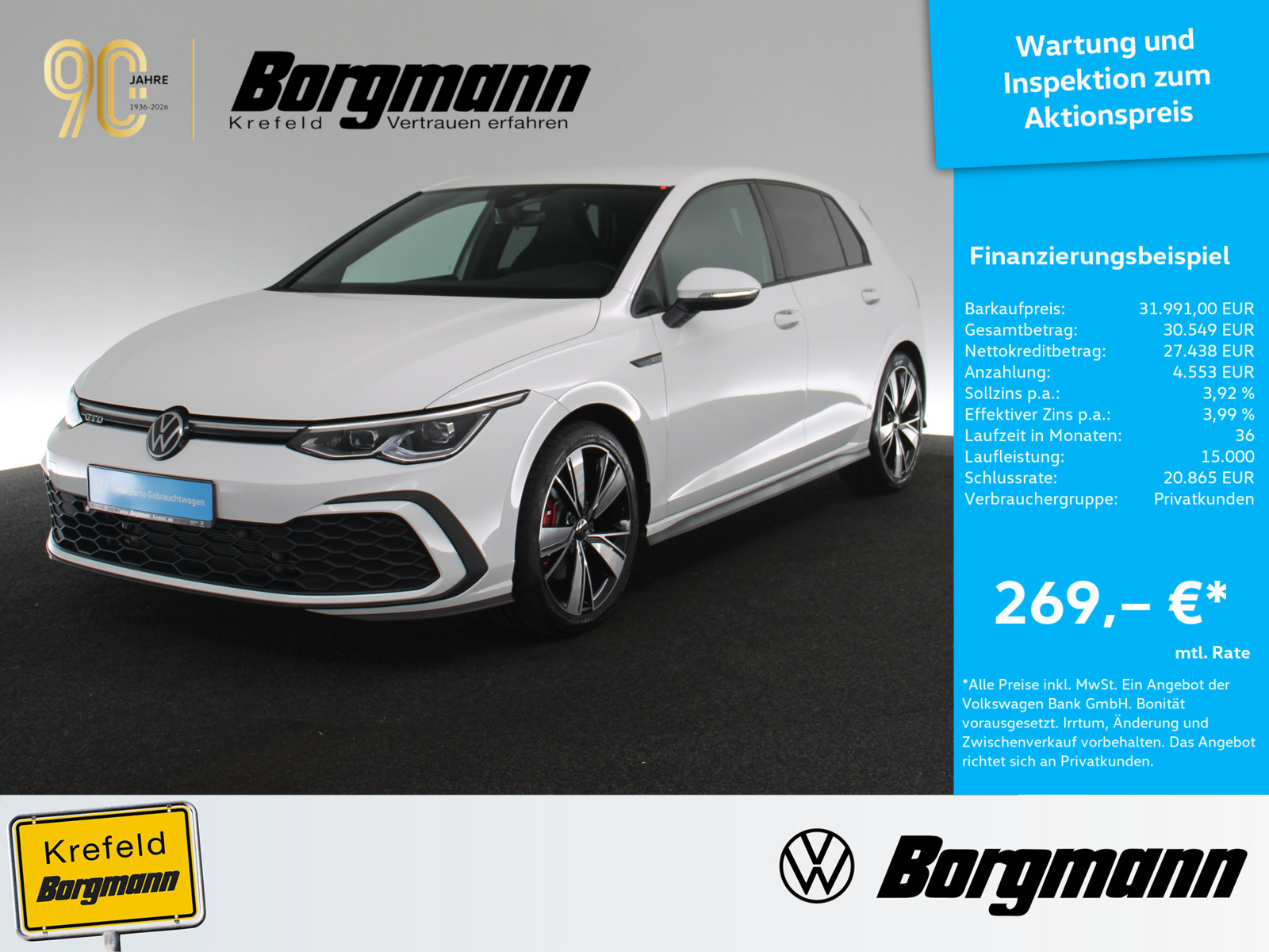VW Golf VIII 2.0 TDI GTD