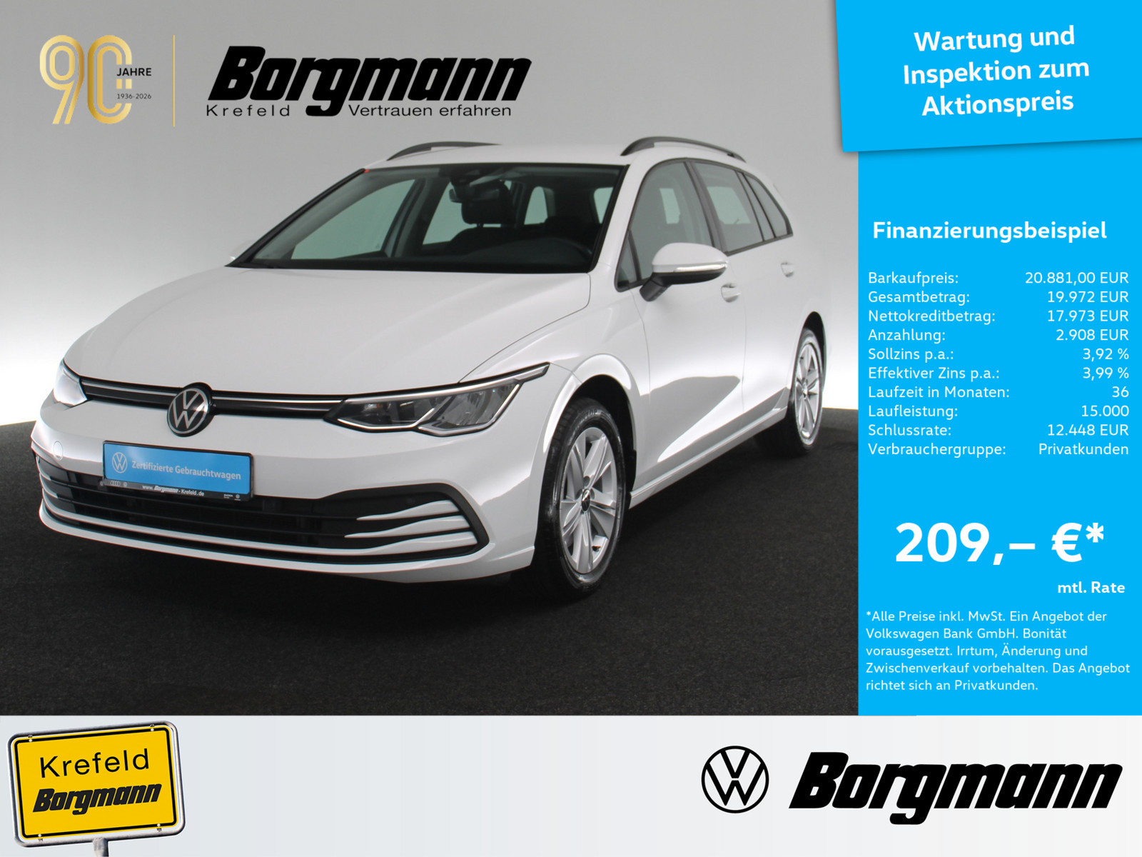 VW Golf VIII 2.0 TDI Life