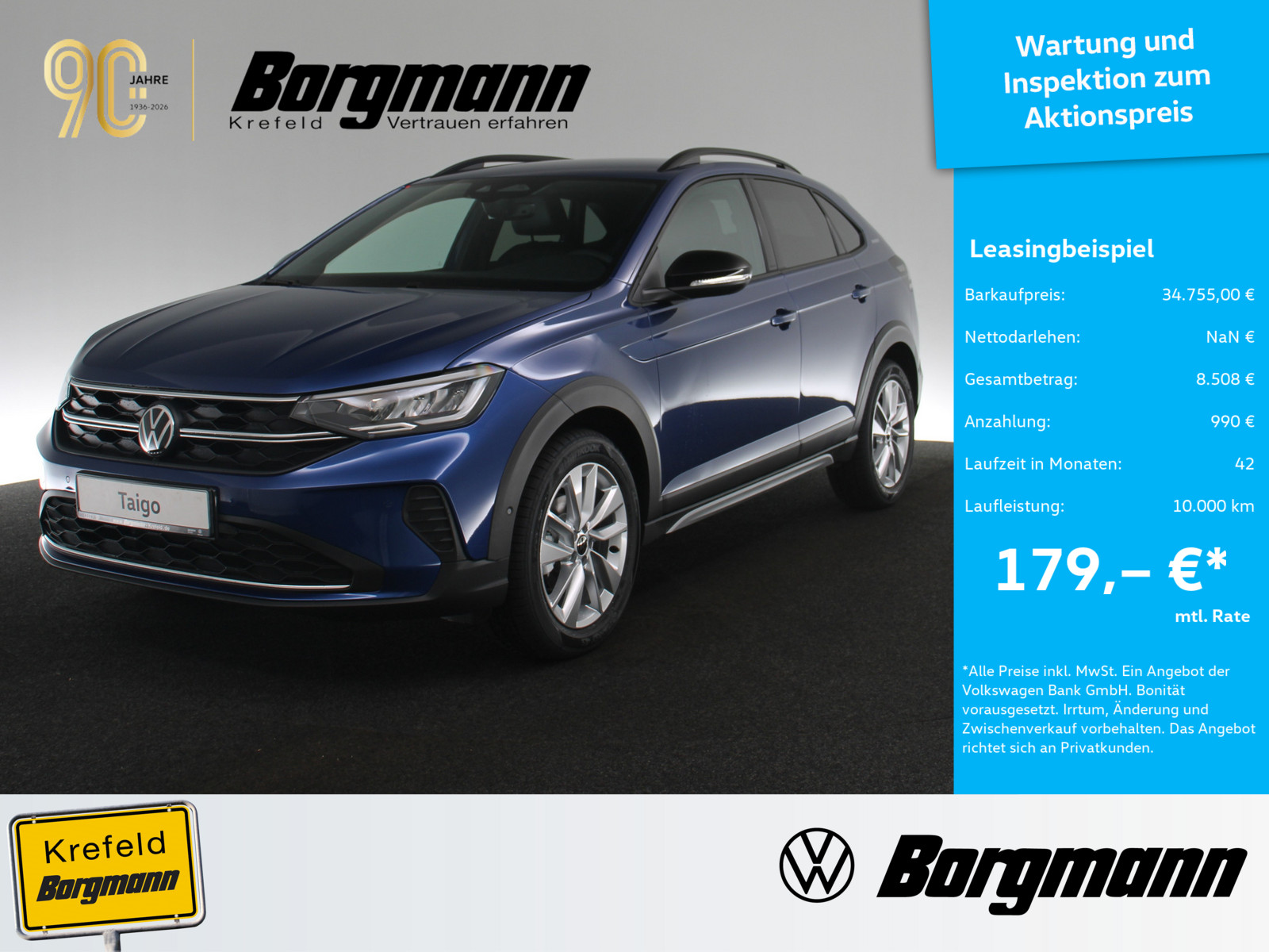 VW Taigo 1.0 TSI Energy