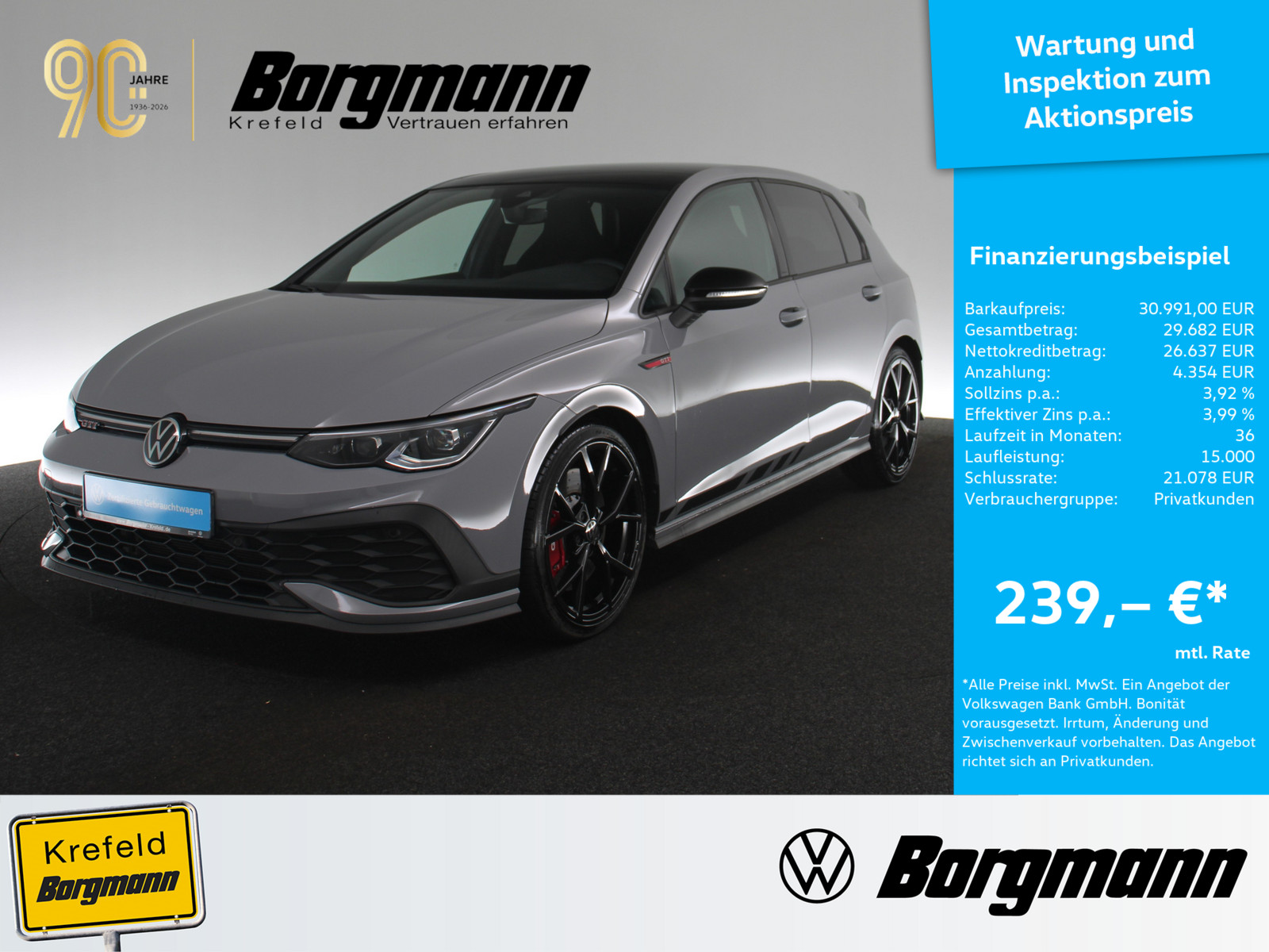VW Golf VIII 2.0 TSI GTI Clubsport