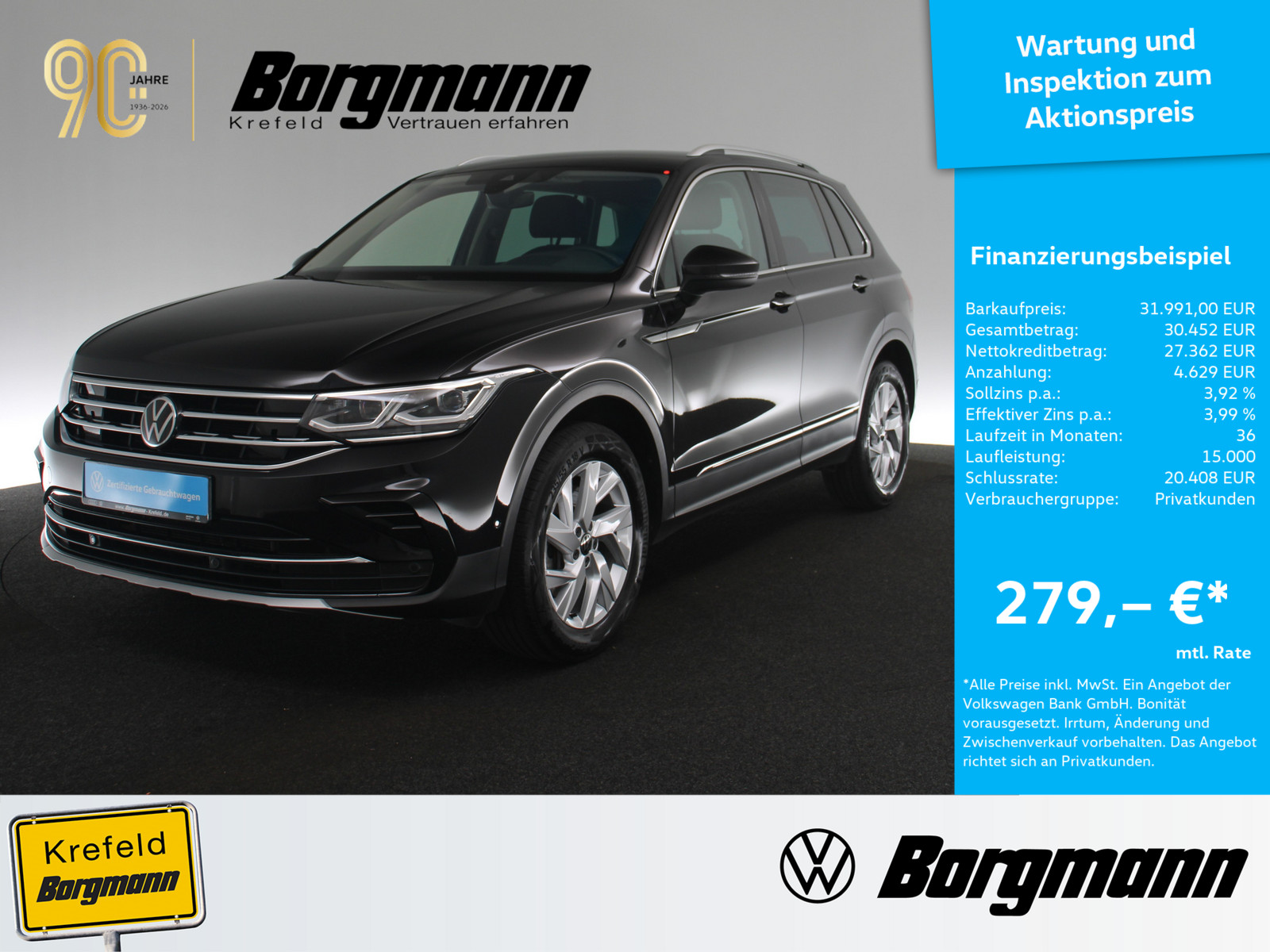 VW Tiguan 2.0 TDI Elegance 4Motion