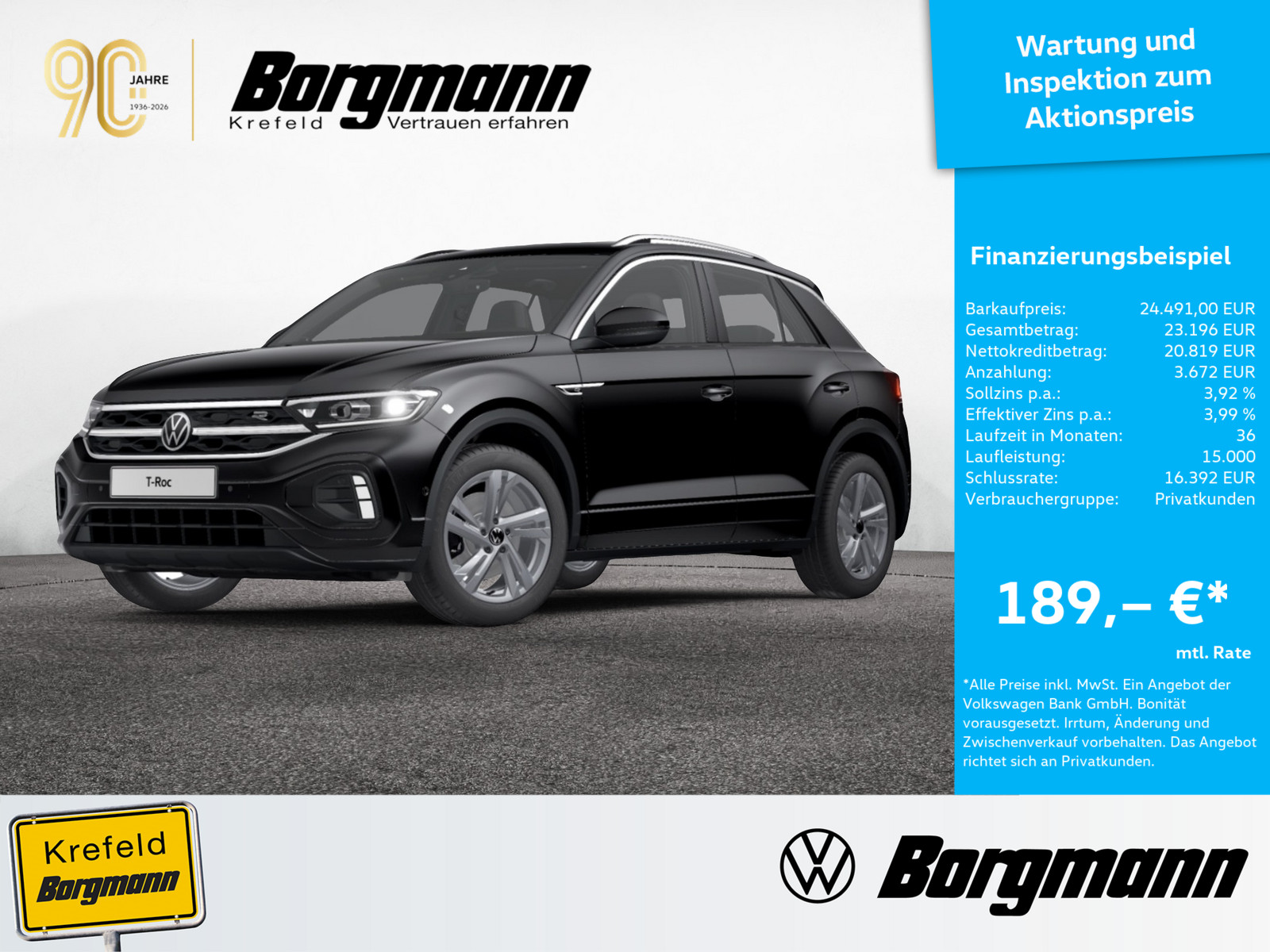 VW T-Roc 2.0 TDI R-Line
