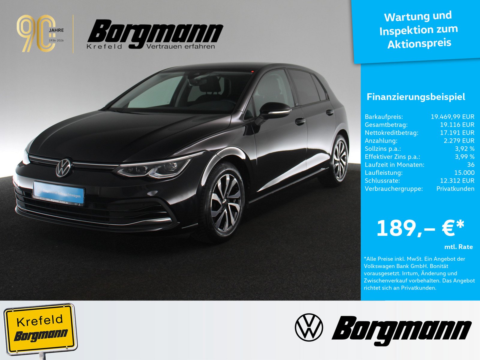VW Golf VIII 1.5 TSI Active