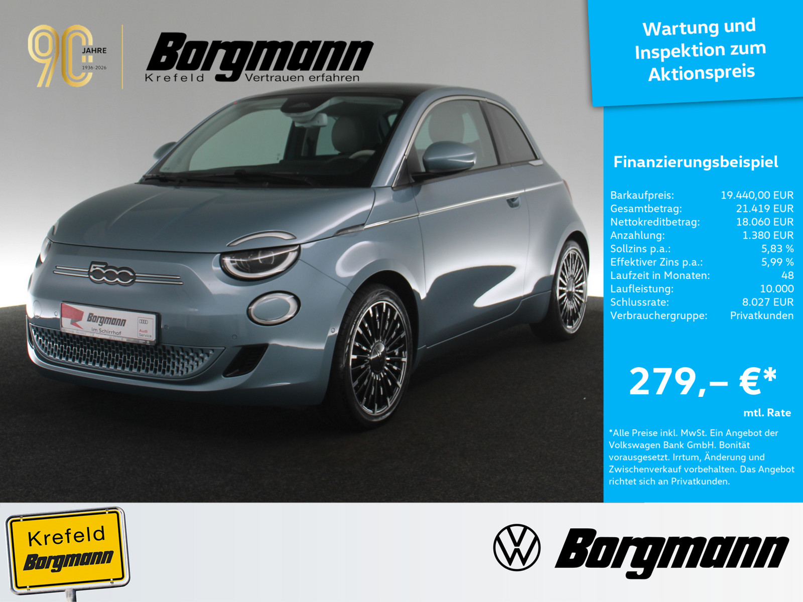FIAT 500 e La Prima