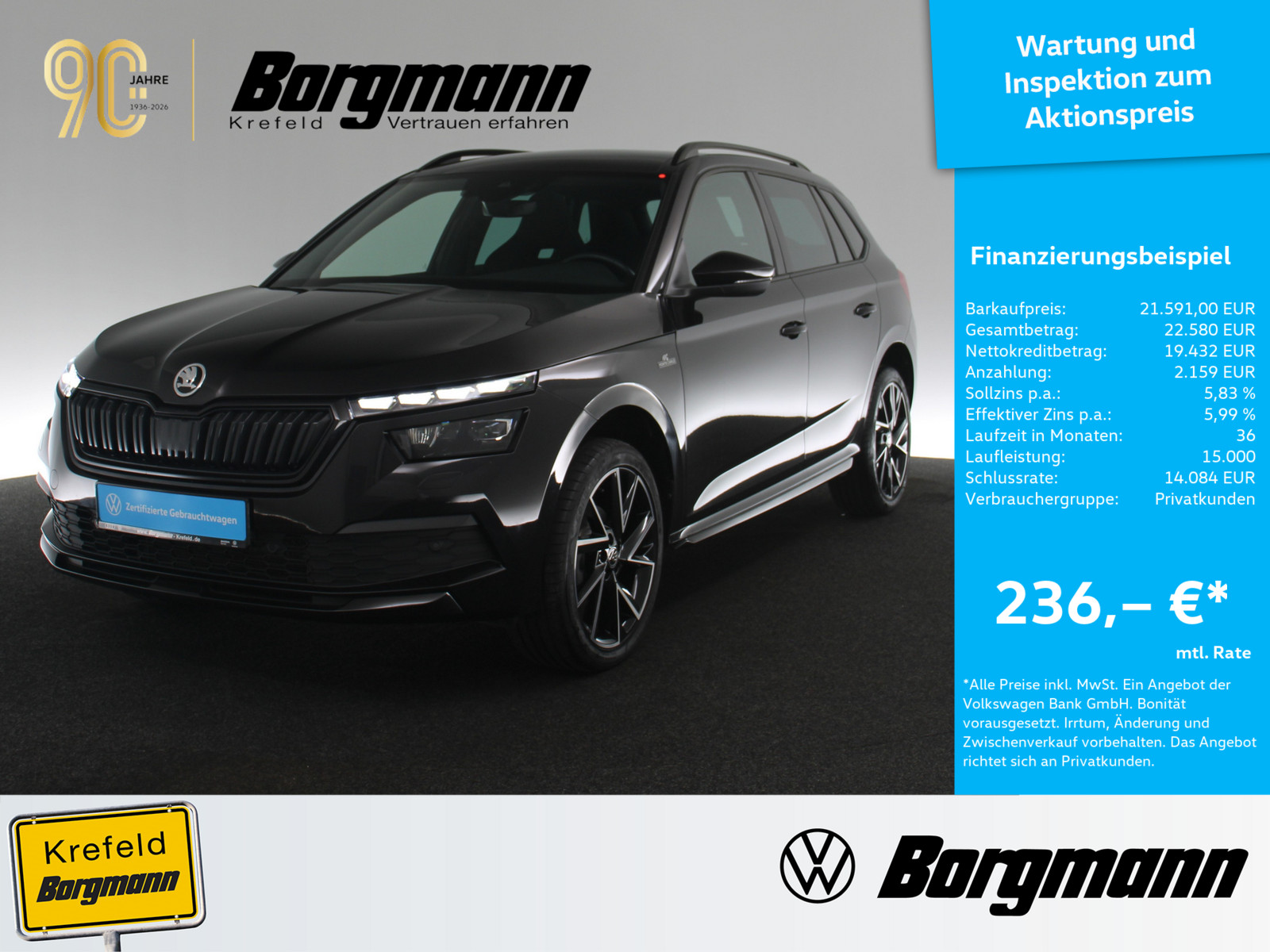SKODA Kamiq 1.0 TSI Monte Carlo