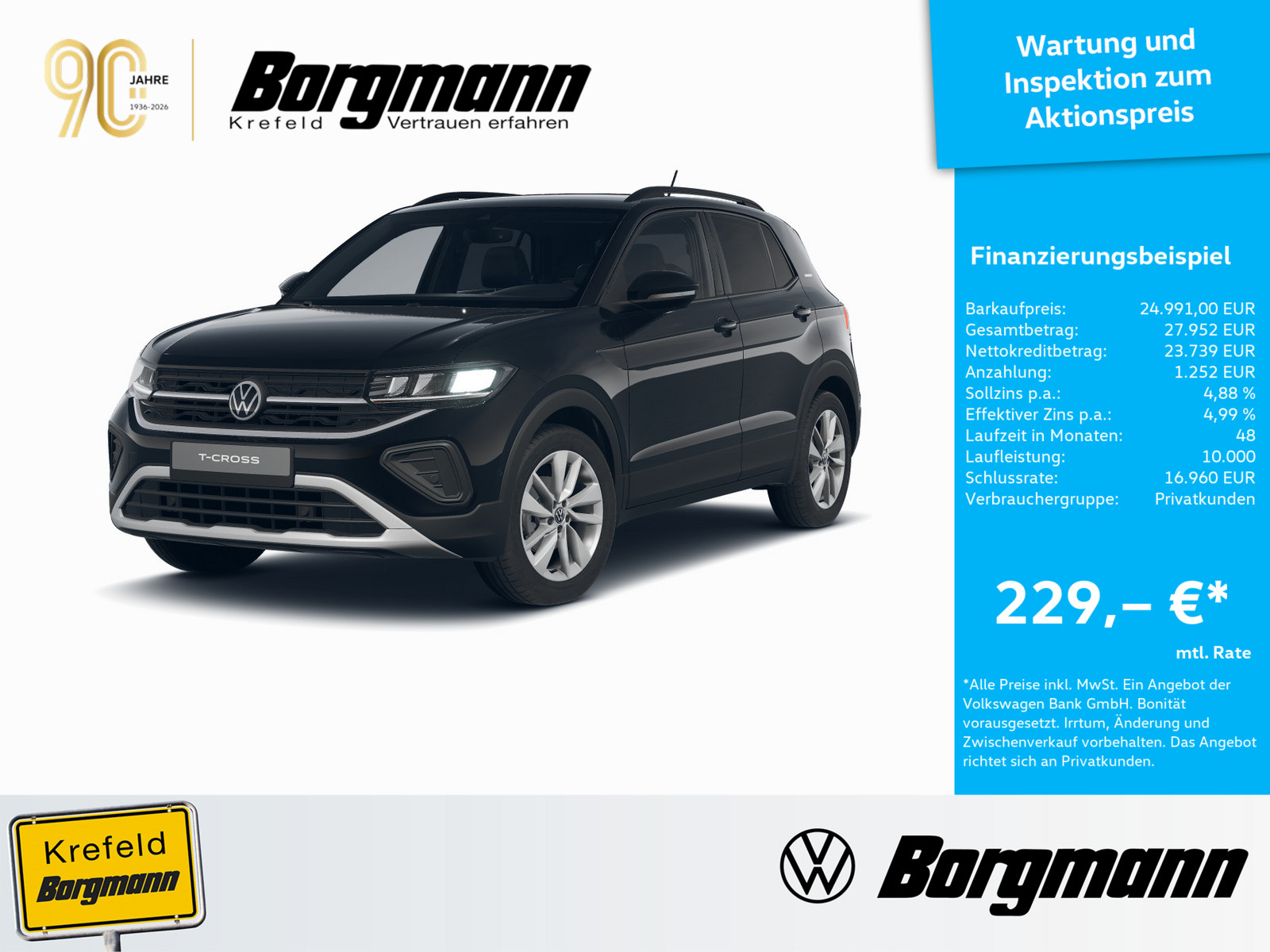 VW T-Cross 1.0 TSI Energy