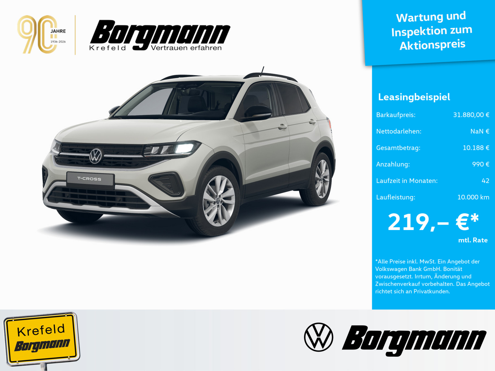 VW T-Cross 1.0 TSI Energy