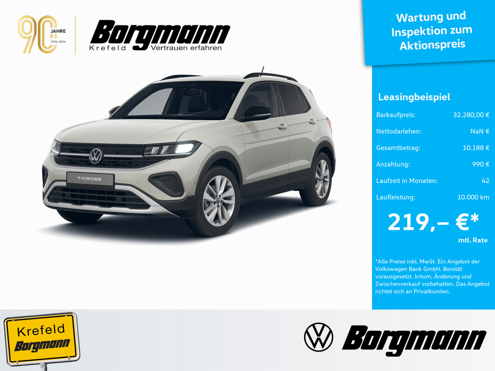 VW T-Cross 1.0 TSI Energy