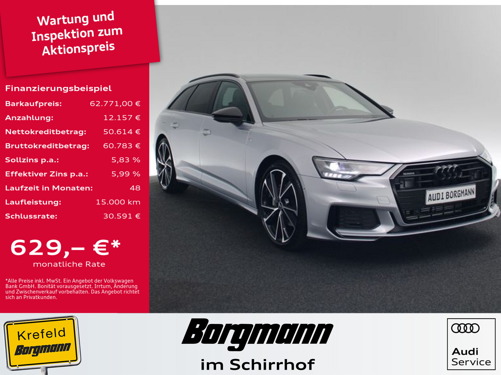 AUDI A6 Avant 45 TFSI quattro advanced