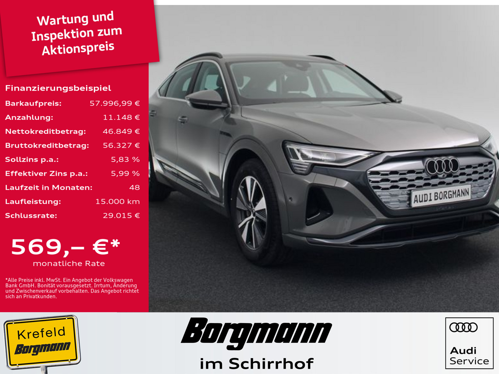 AUDI Q8 e-tron Sportback 50 quattro advanced