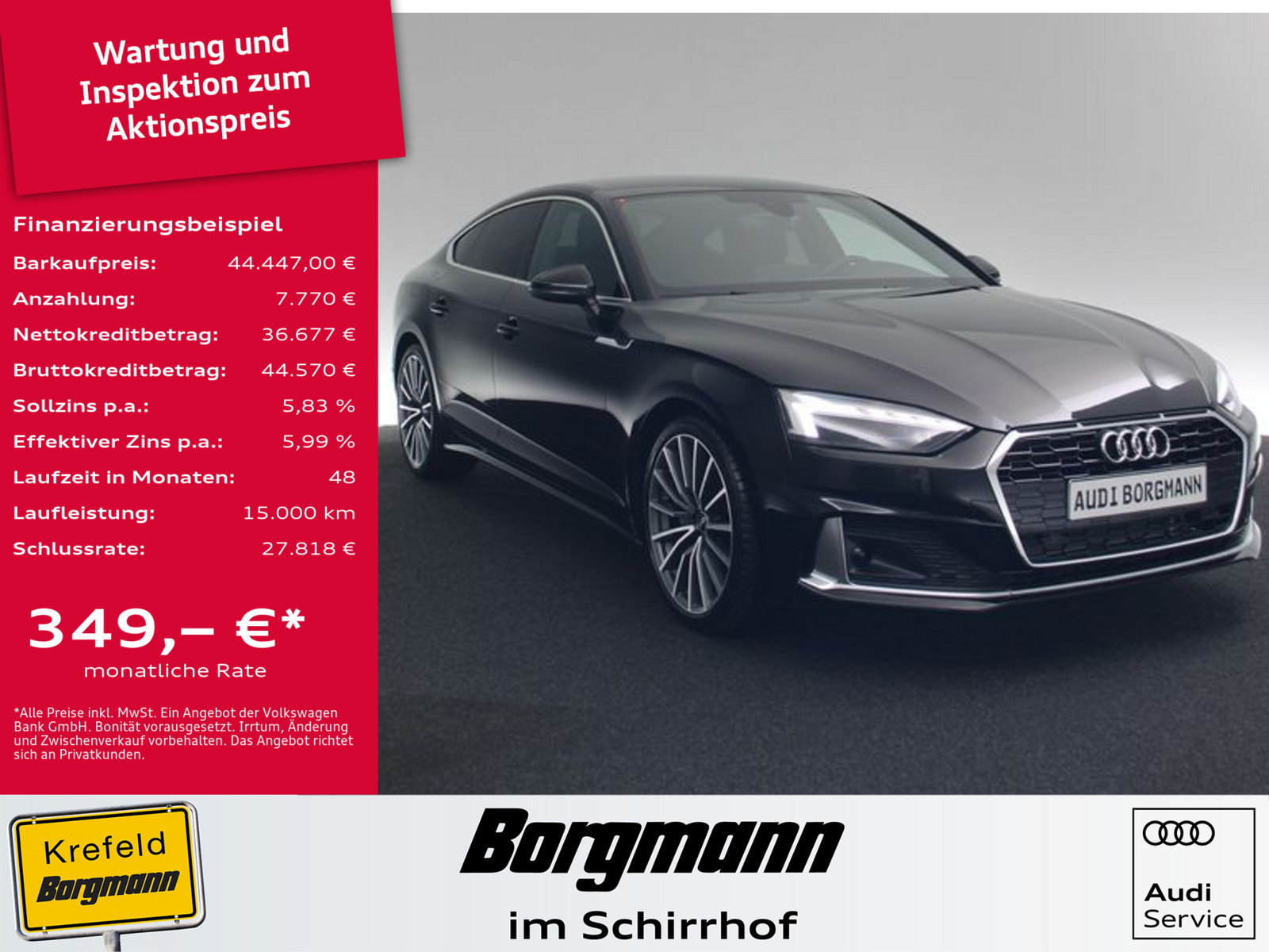 AUDI A5 Sportback 40 TDI advanced