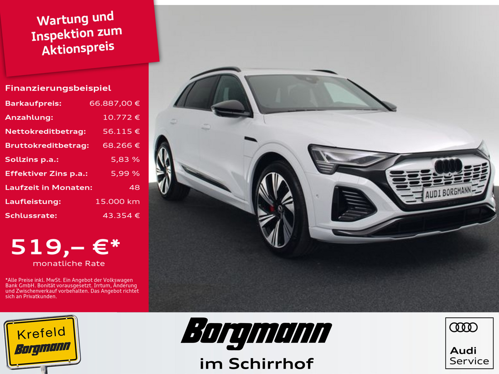 AUDI Q8 e-tron 55 quattro S line