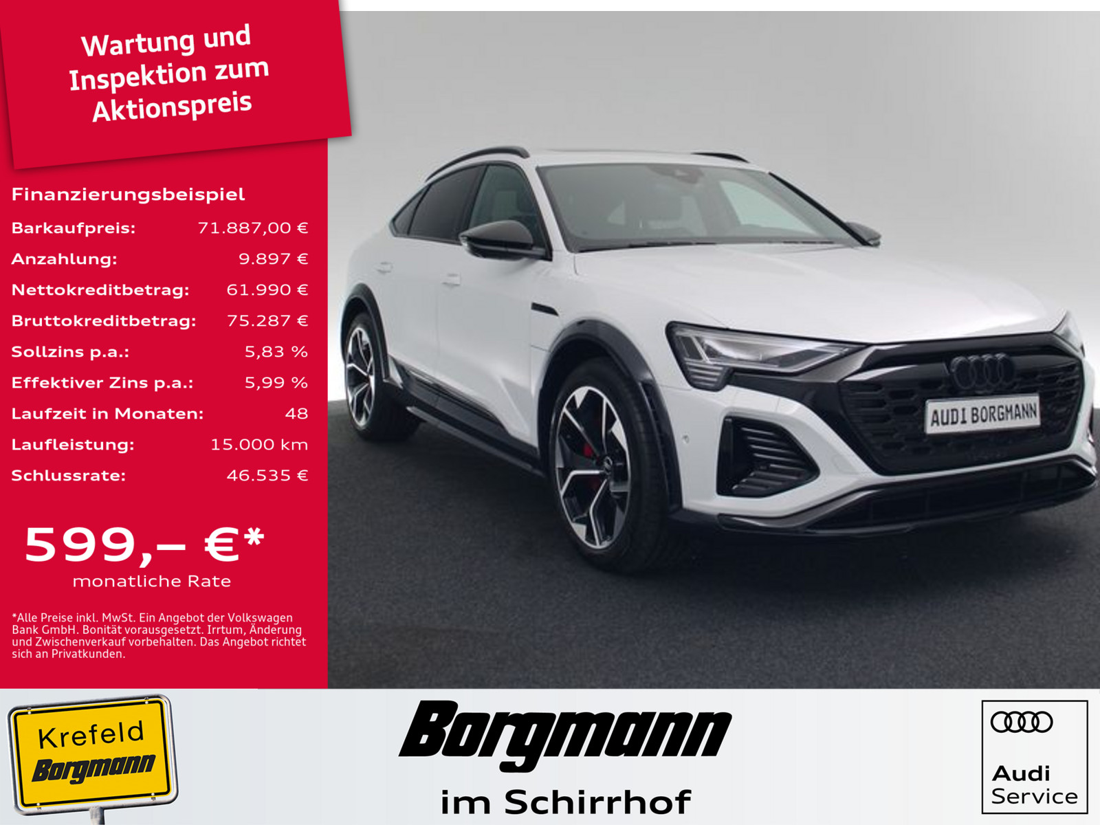 AUDI SQ8 Sportback quattro e-tron AHK 360° MATRIX-LED