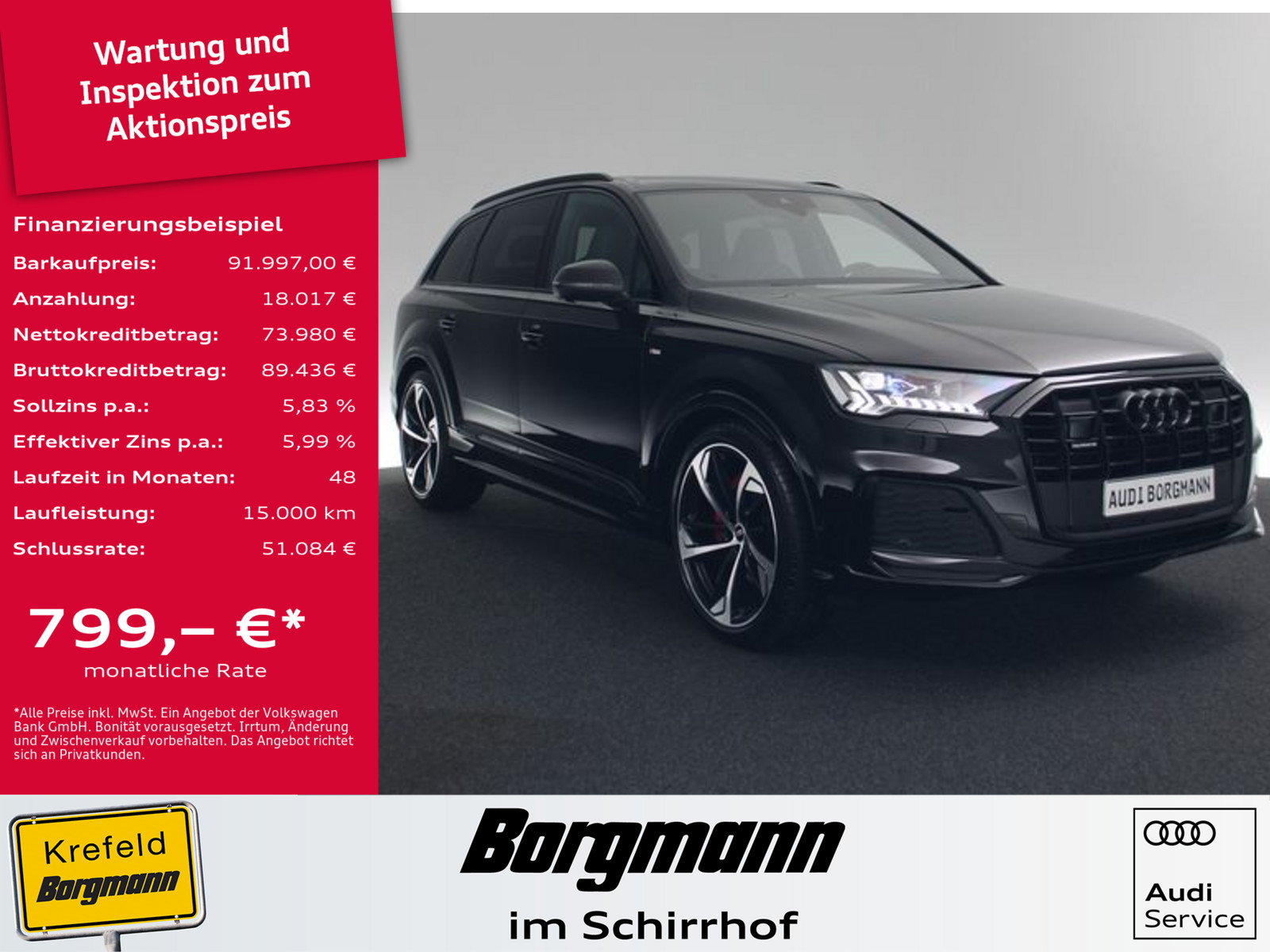 AUDI Q7 50 TDI quattro competition plus