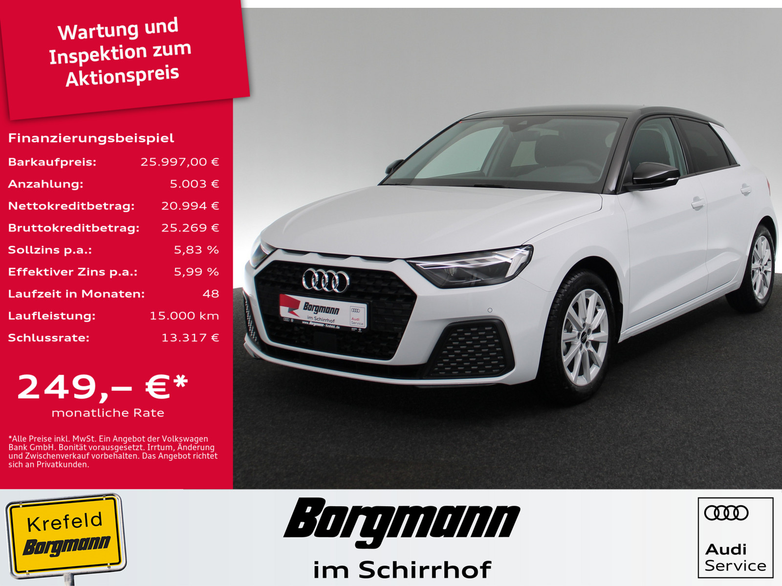 AUDI A1 Sportback 25 TFSI basis