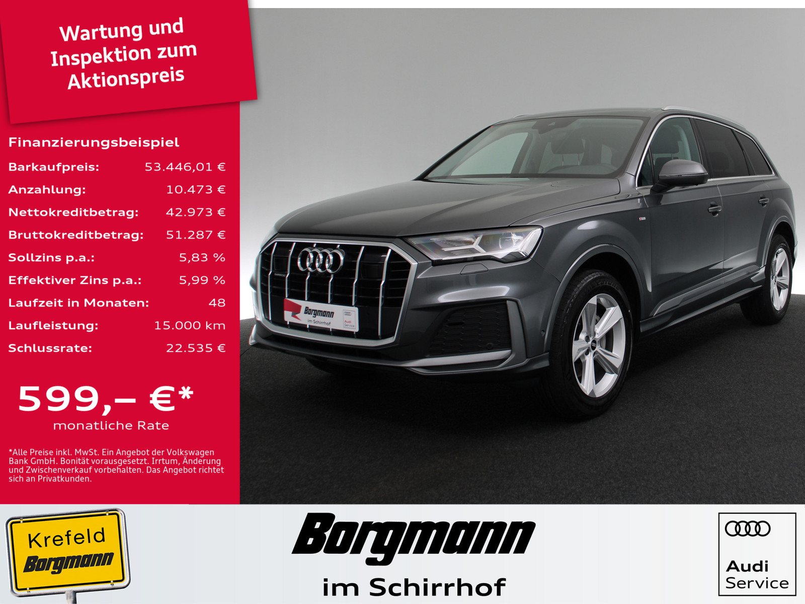 AUDI Q7 45 TDI quattro S line
