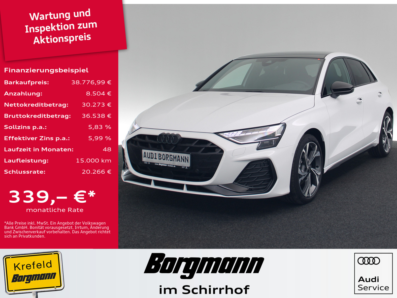 AUDI A3 Sportback 35 TFSI S line