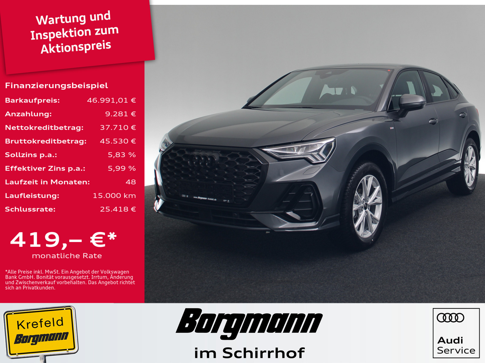 AUDI Q3 Sportback 35 TFSI S line