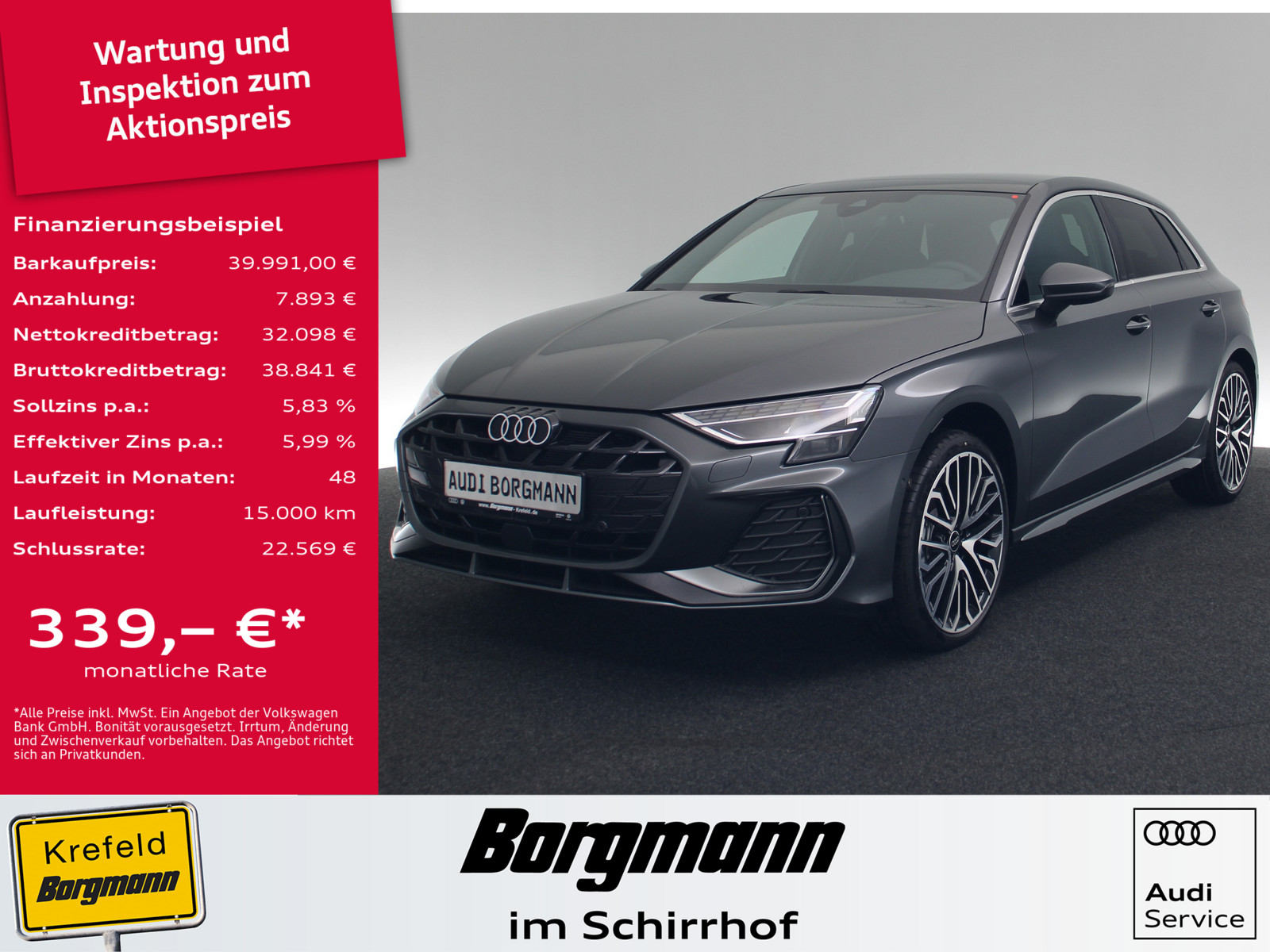 AUDI A3 Sportback 35 TFSI S line