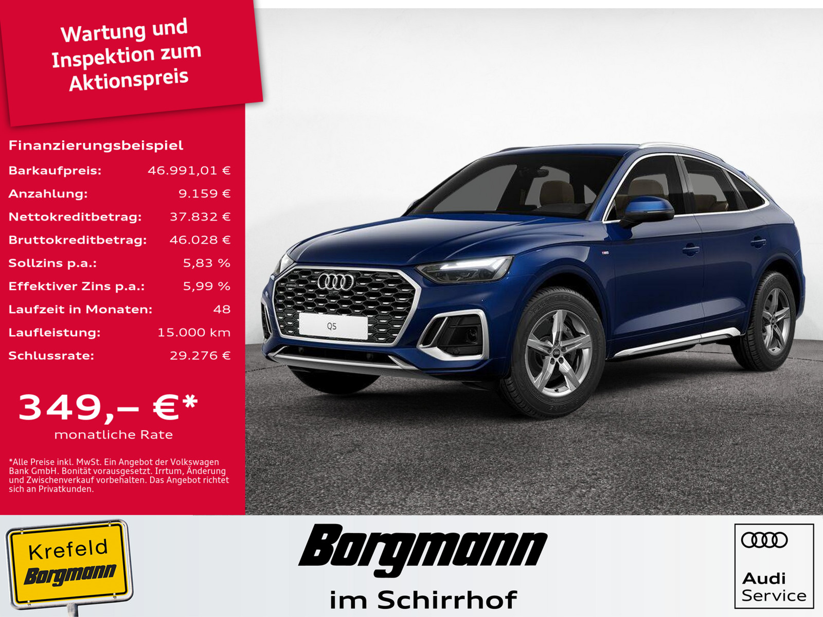AUDI Q5 Sportback 40 TDI quattro S line