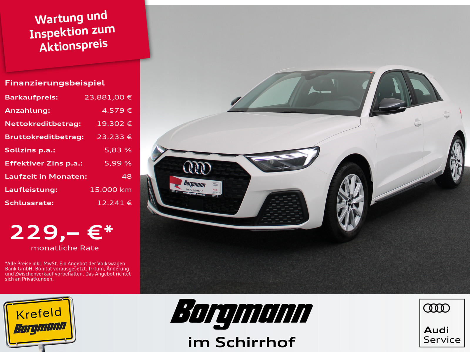 AUDI A1 Sportback 25 TFSI basis