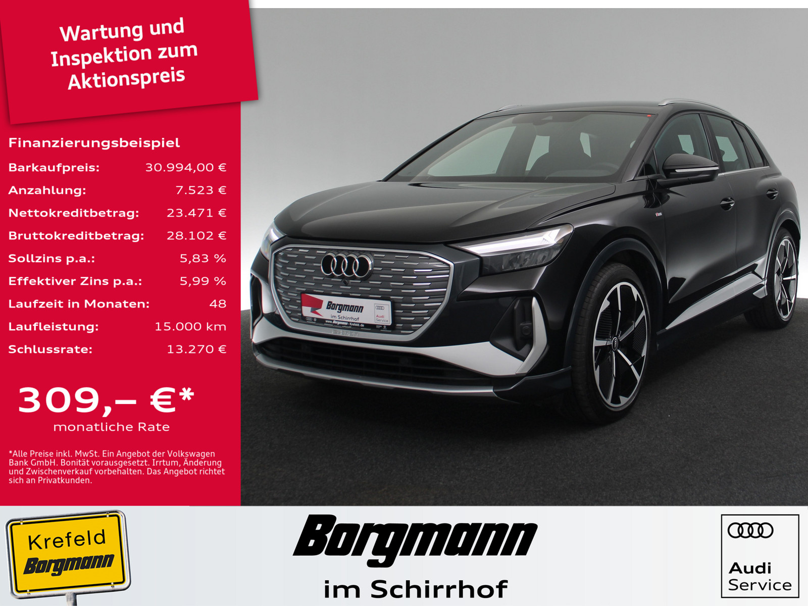 AUDI Q4 40 LED NAVI SITZHEIZUNG MEMORY KLIMA e-tron