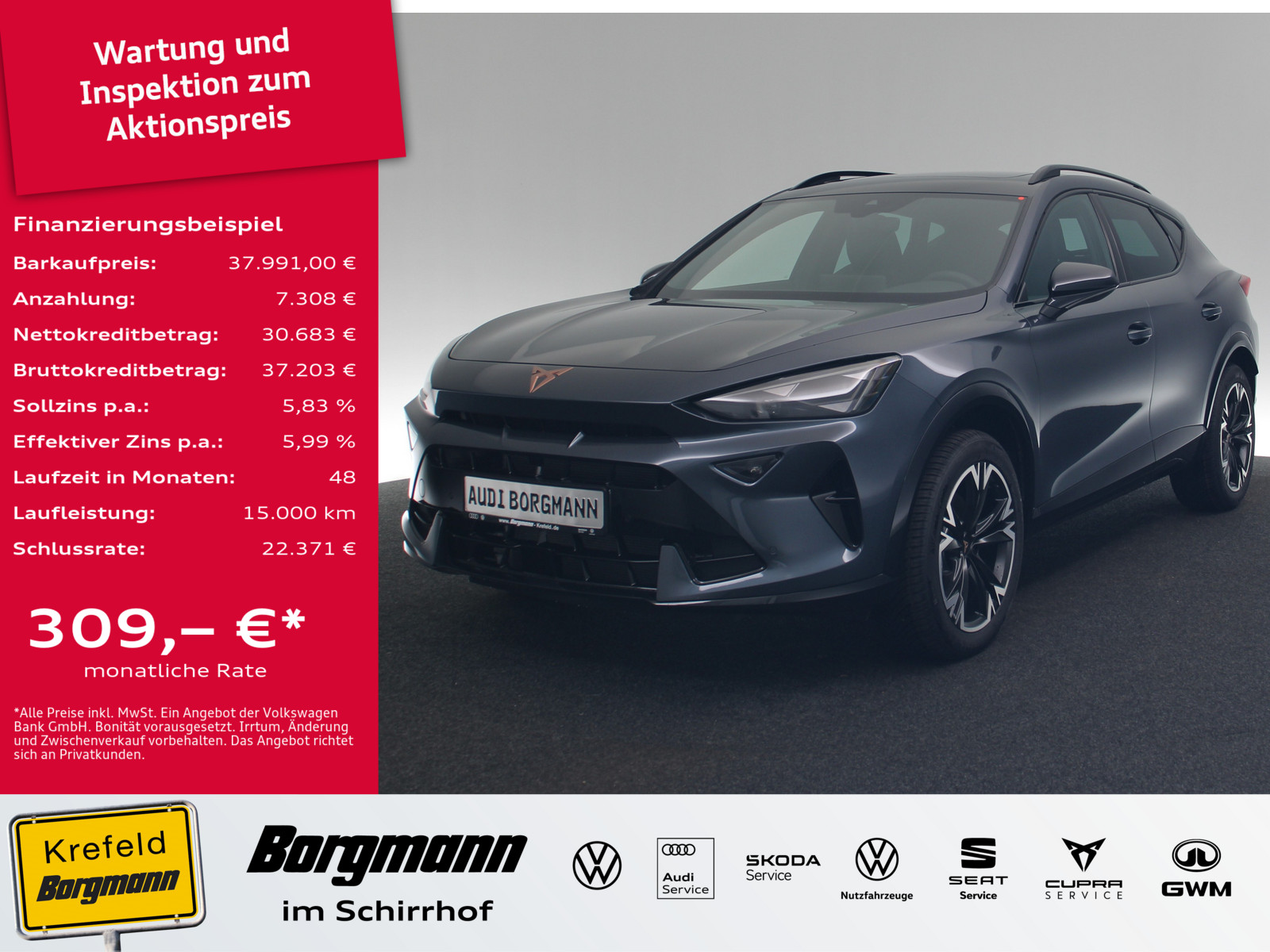 CUPRA Formentor 1.5 eTSI 110 kW