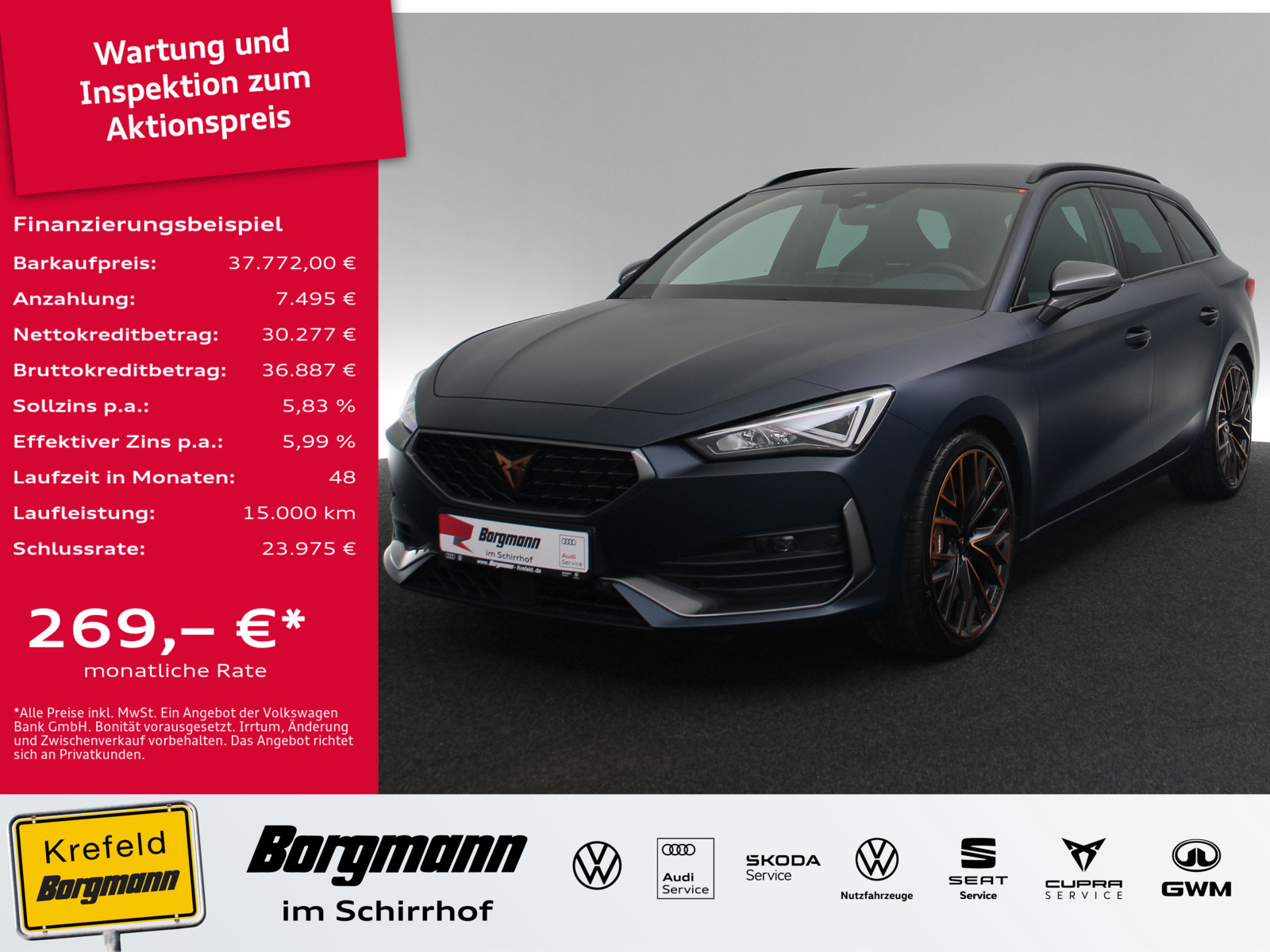 CUPRA Leon Sportstourer 2.0 TSI VZ 4Drive