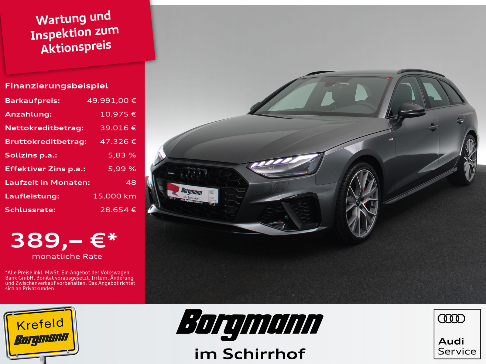 AUDI A4 Avant 40 TDI quattro S line