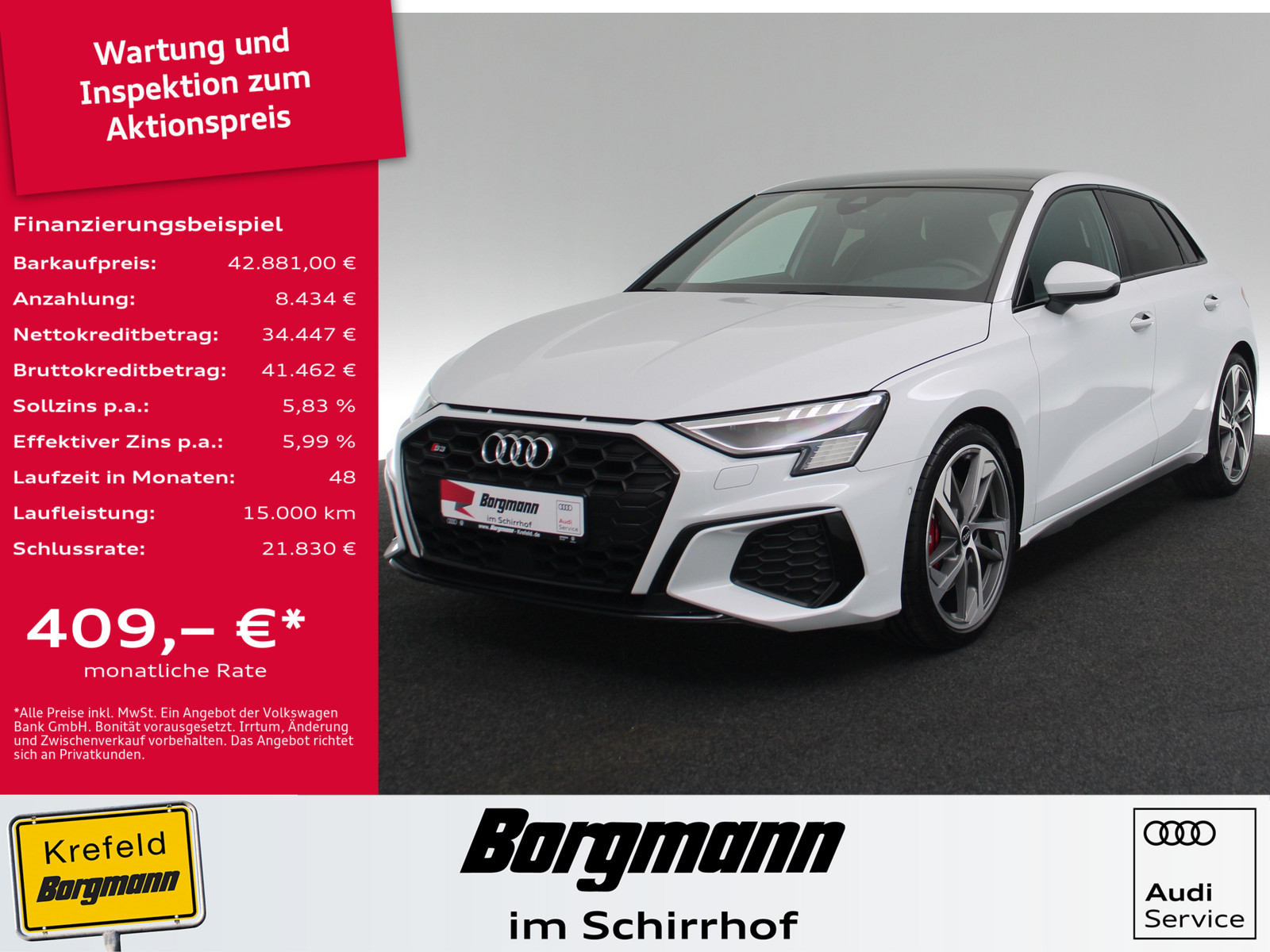 AUDI S3 Sportback quattro