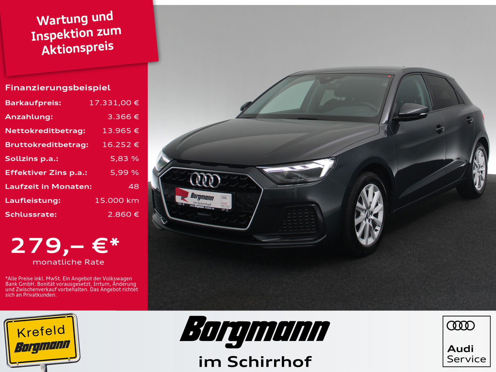 AUDI A1 Sportback 25 TFSI advanced