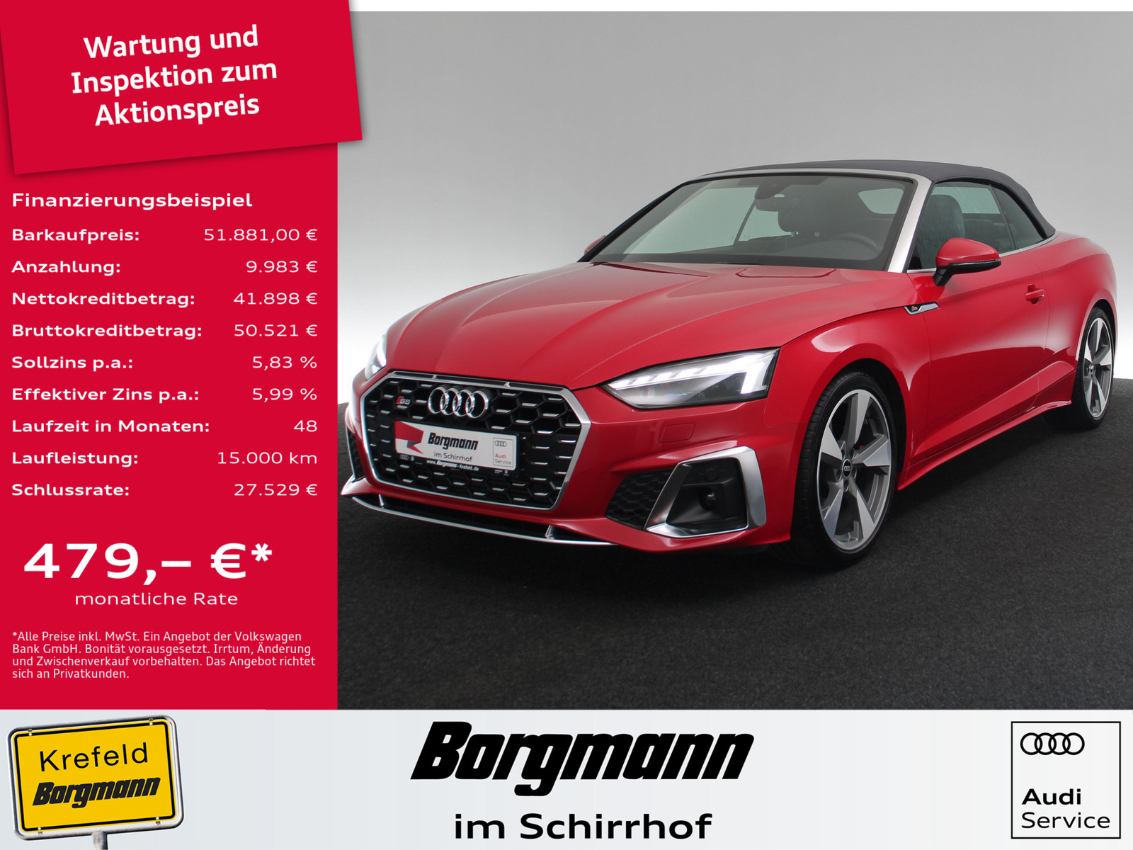 AUDI S5 Cabriolet FSI 3.0 TFSI quattro basis