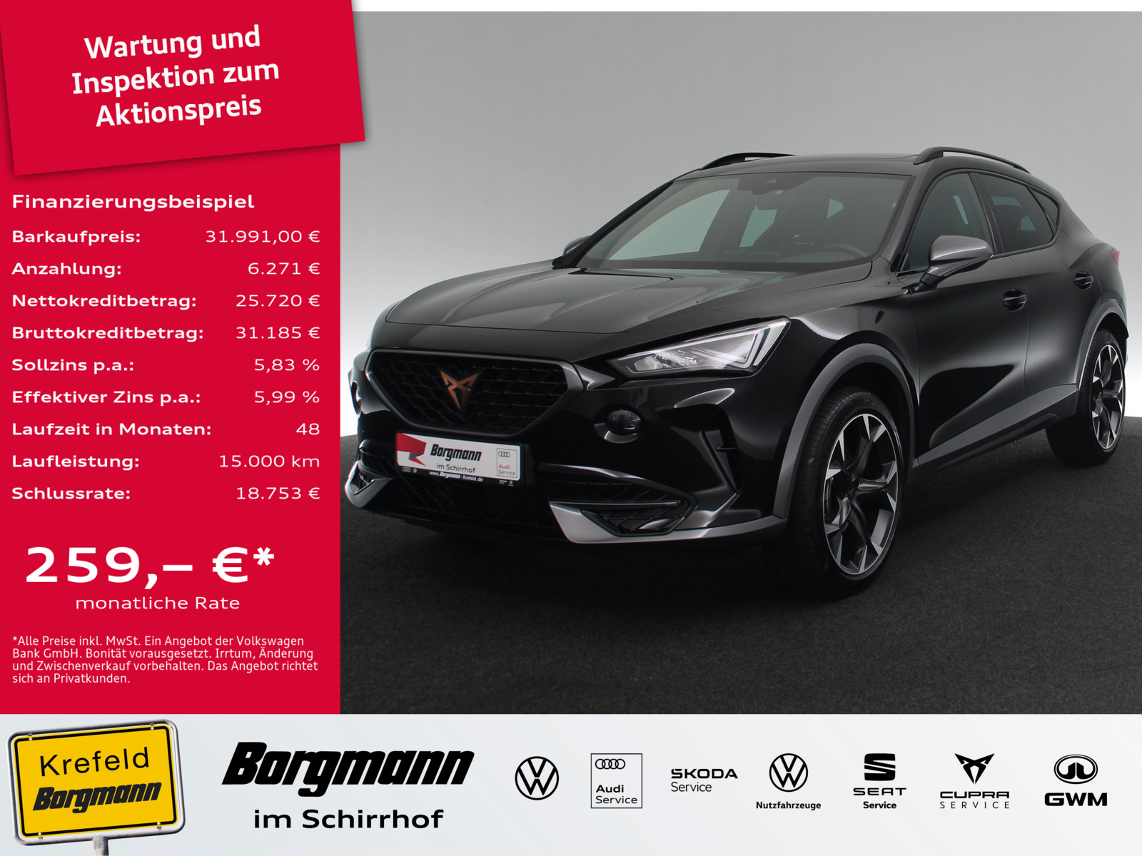 CUPRA Formentor 1.5 TSI Basis