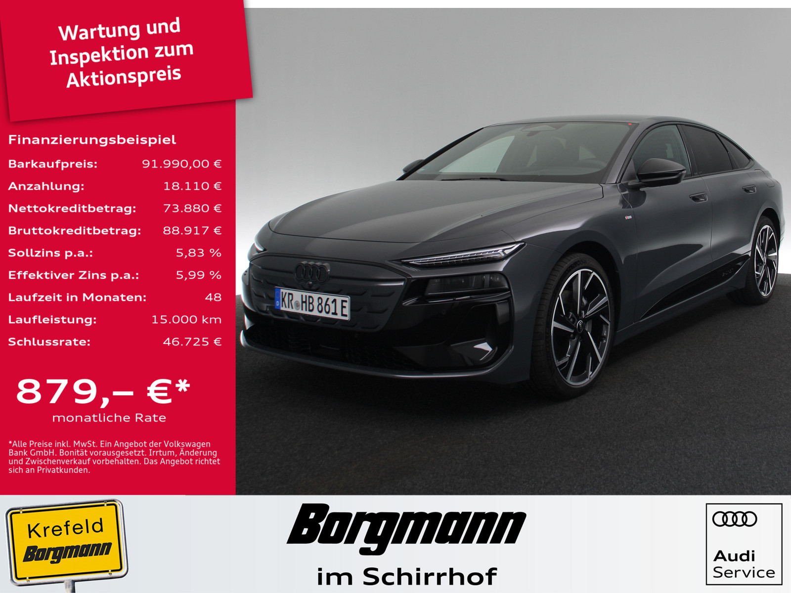 AUDI A6 Sportback performance 270 kW 360° B&O e-tron