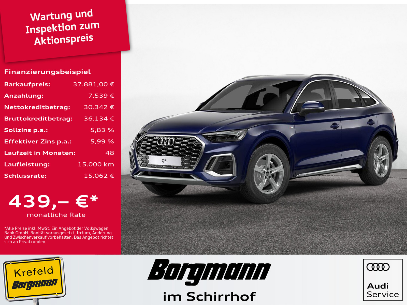 AUDI Q5 Sportback 40 TDI quattro S line