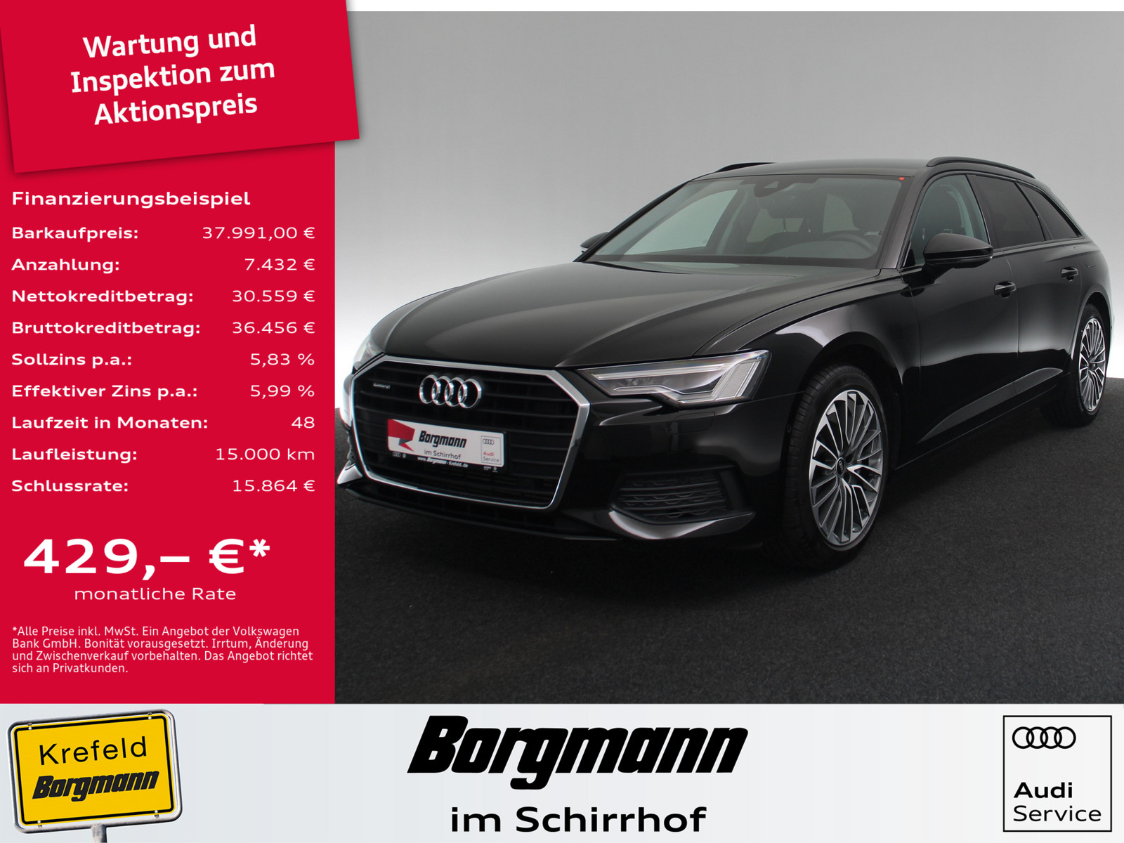 AUDI A6 Avant 50 TFSI e quattro basis