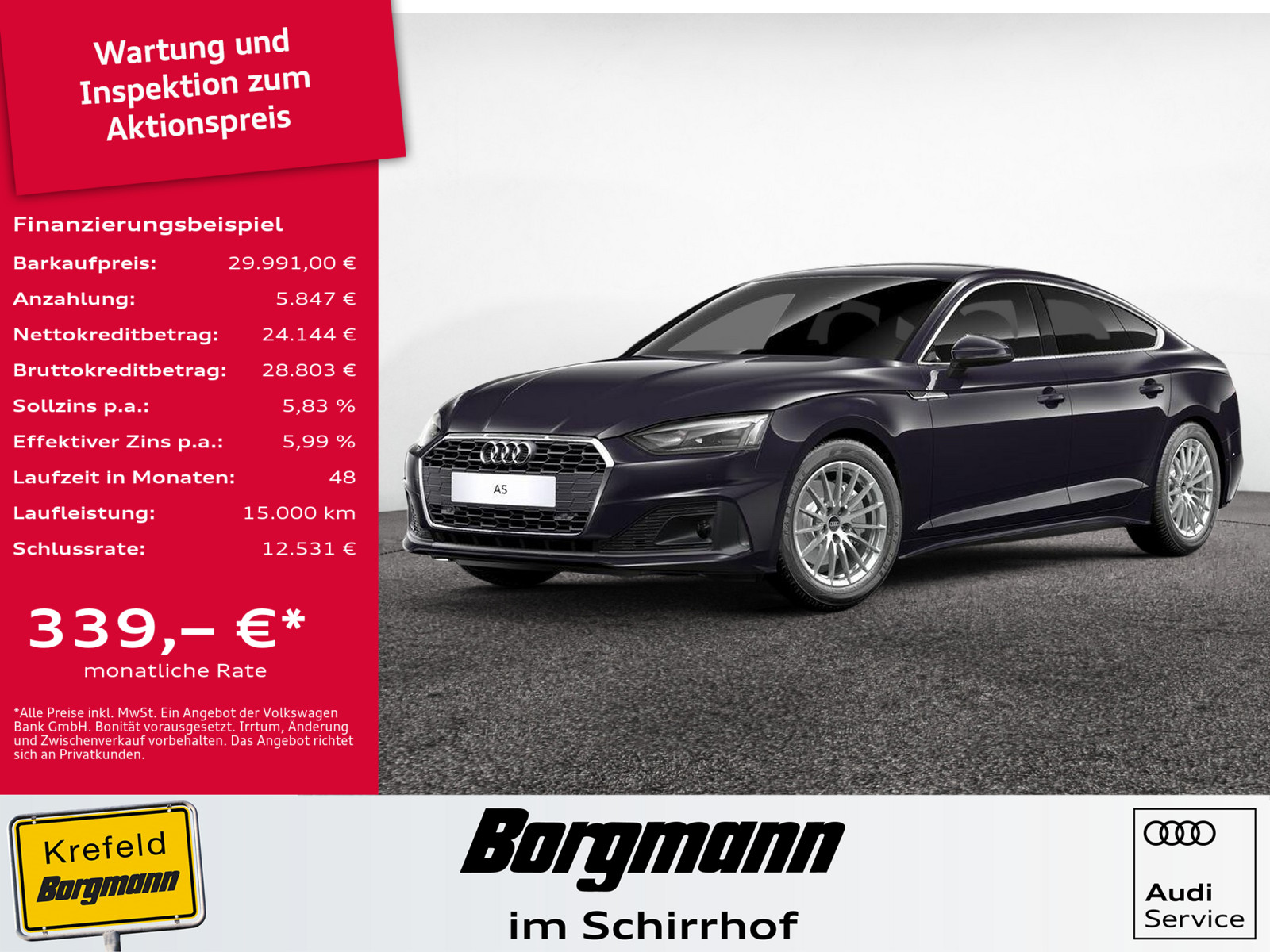 AUDI A5 Sportback 40 TDI