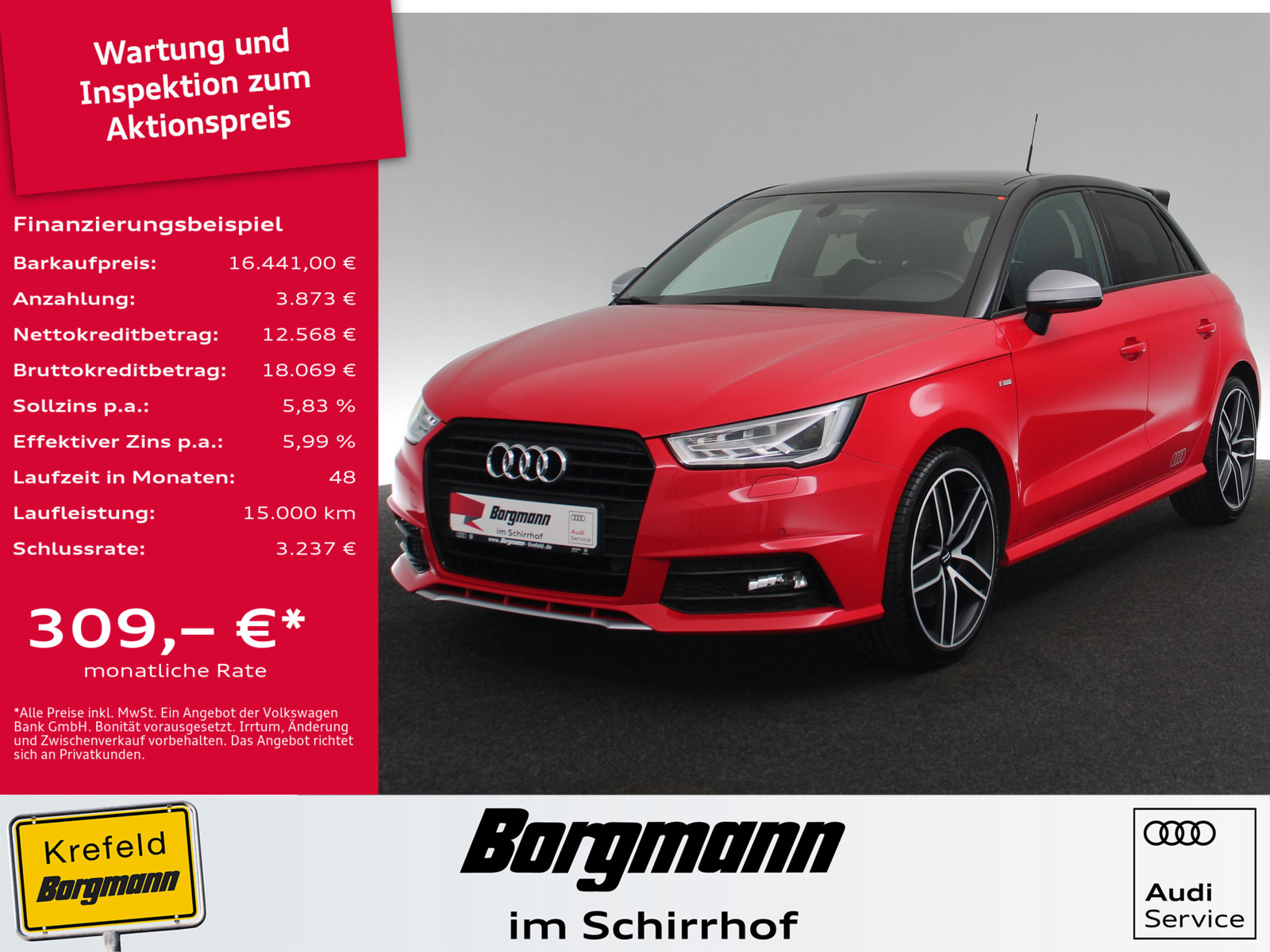 AUDI A1 Sportback 1.4 TFSI sport