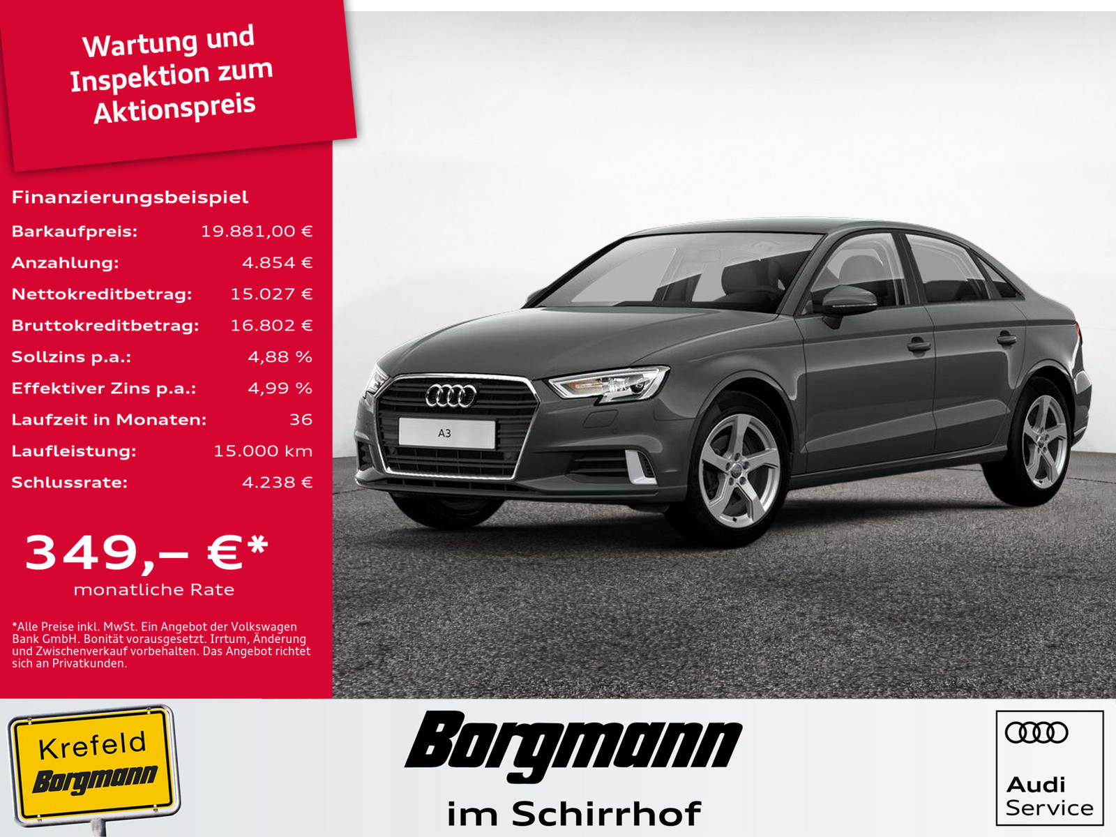 AUDI A3 Limousine 35 TDI sport