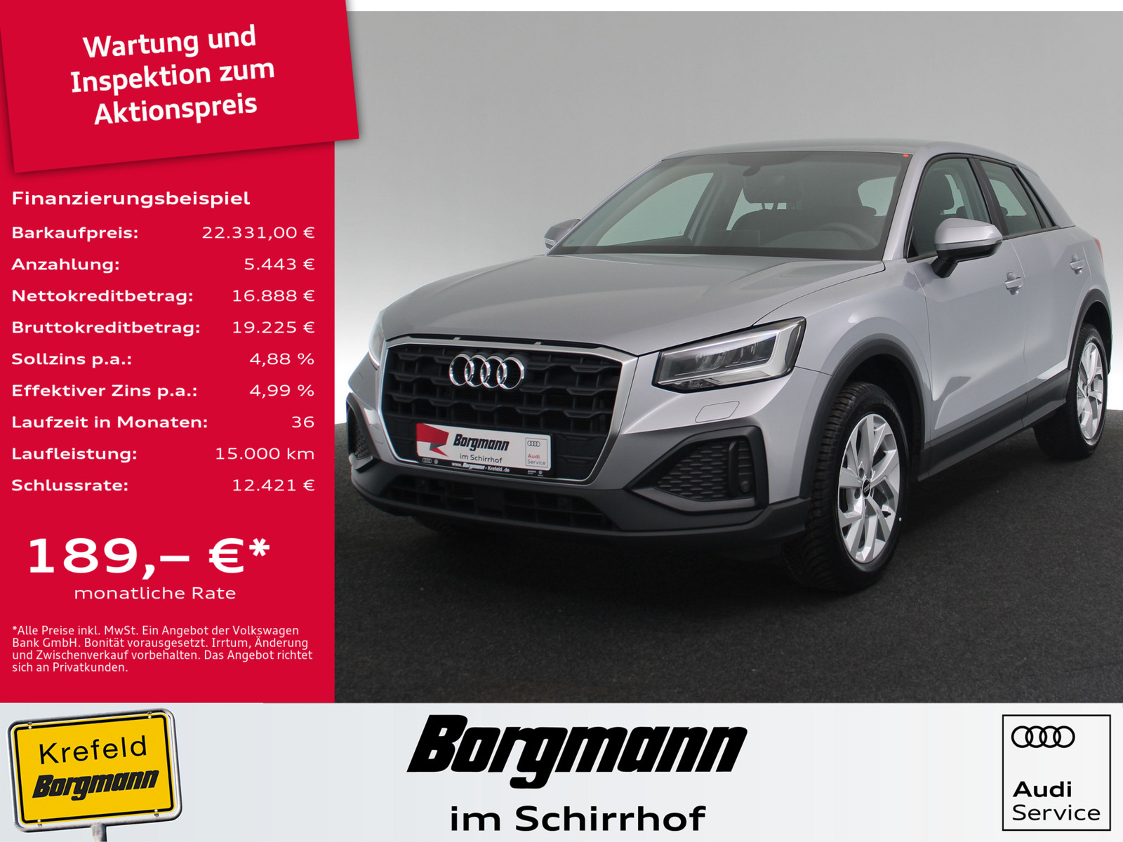 AUDI Q2 30 TFSI basis