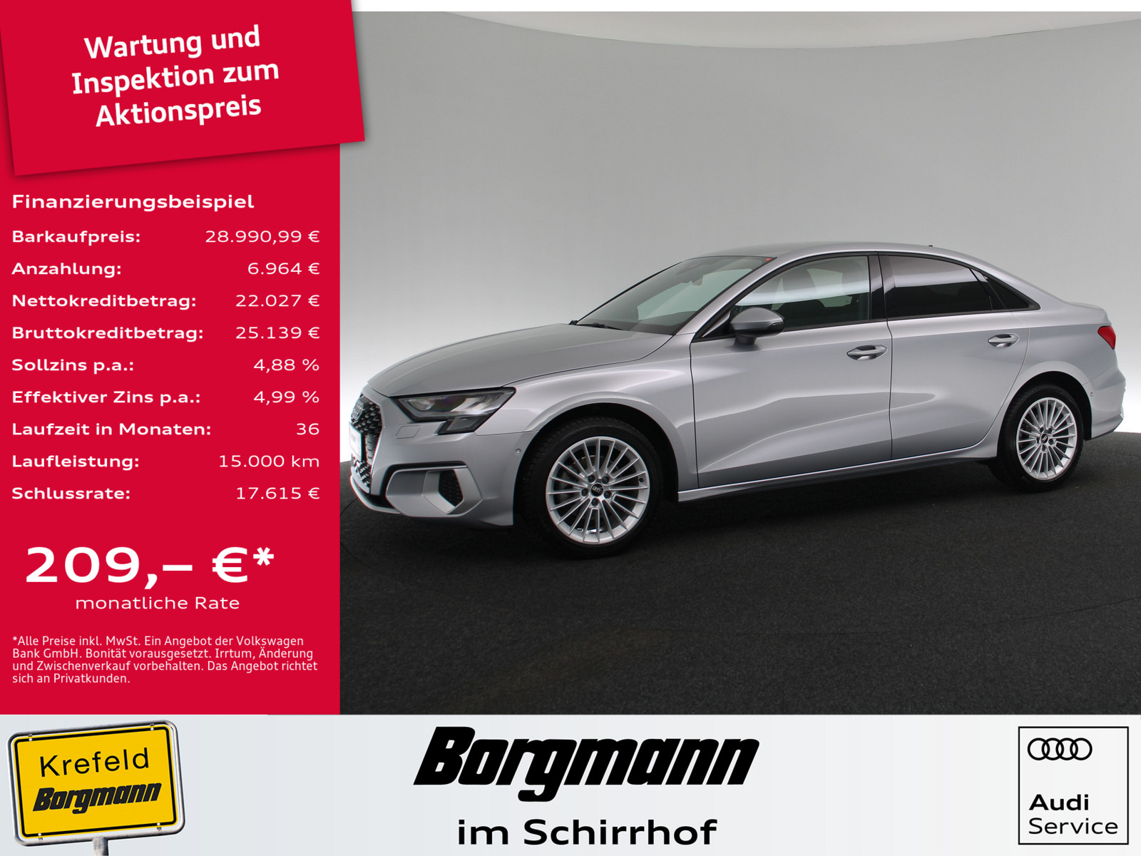 AUDI A3 Limousine 35 TFSI advanced