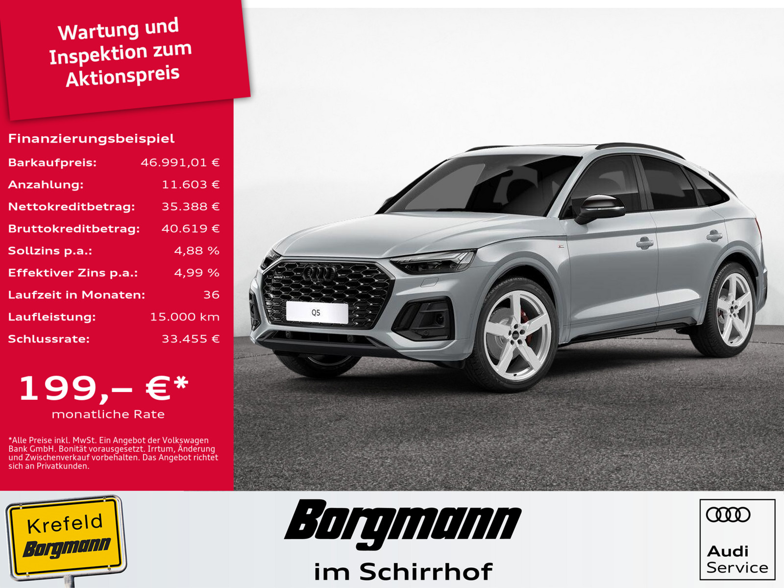 AUDI Q5 Sportback 45 TFSI S line