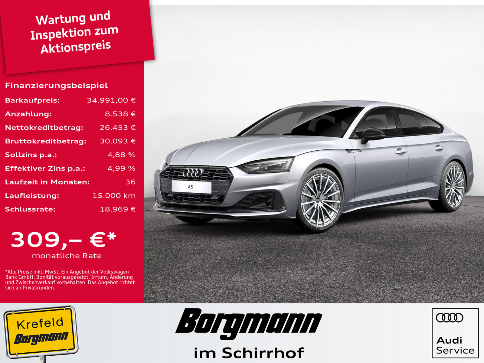 AUDI A5 Sportback 35 TDI advanced