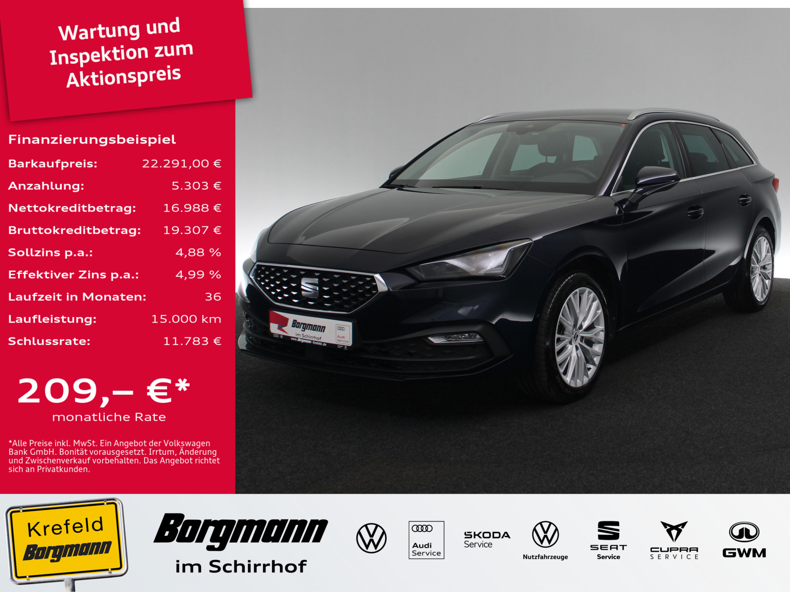 SEAT Leon Sportstourer 1.5 TSI Xcellence