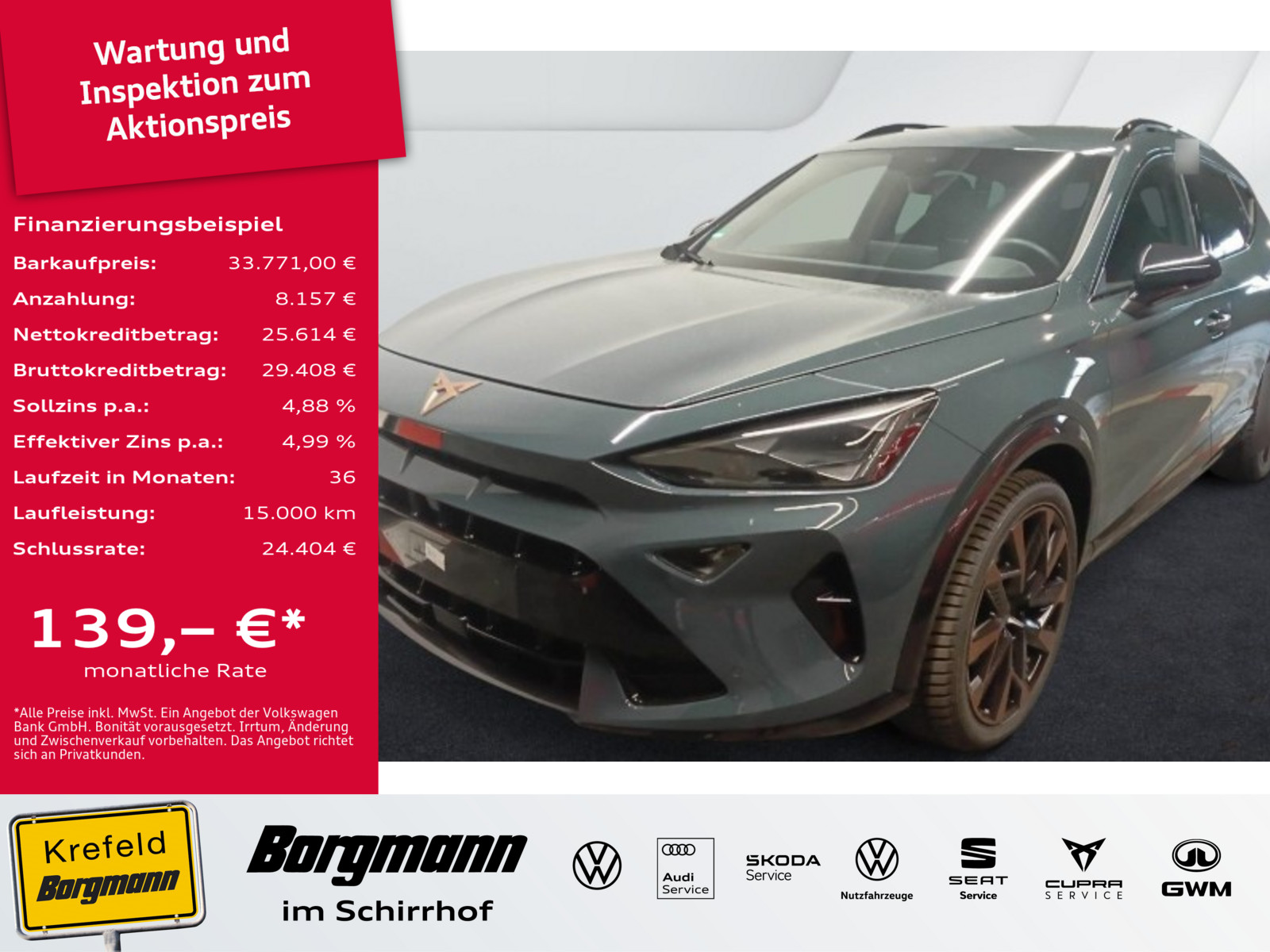 CUPRA Formentor TSI 1.5 eTSI 110 kW