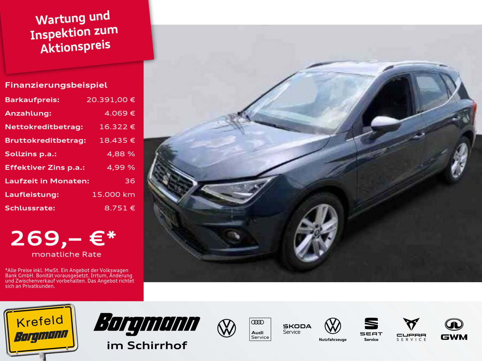 SEAT Arona 1.0 TSI FR Beats