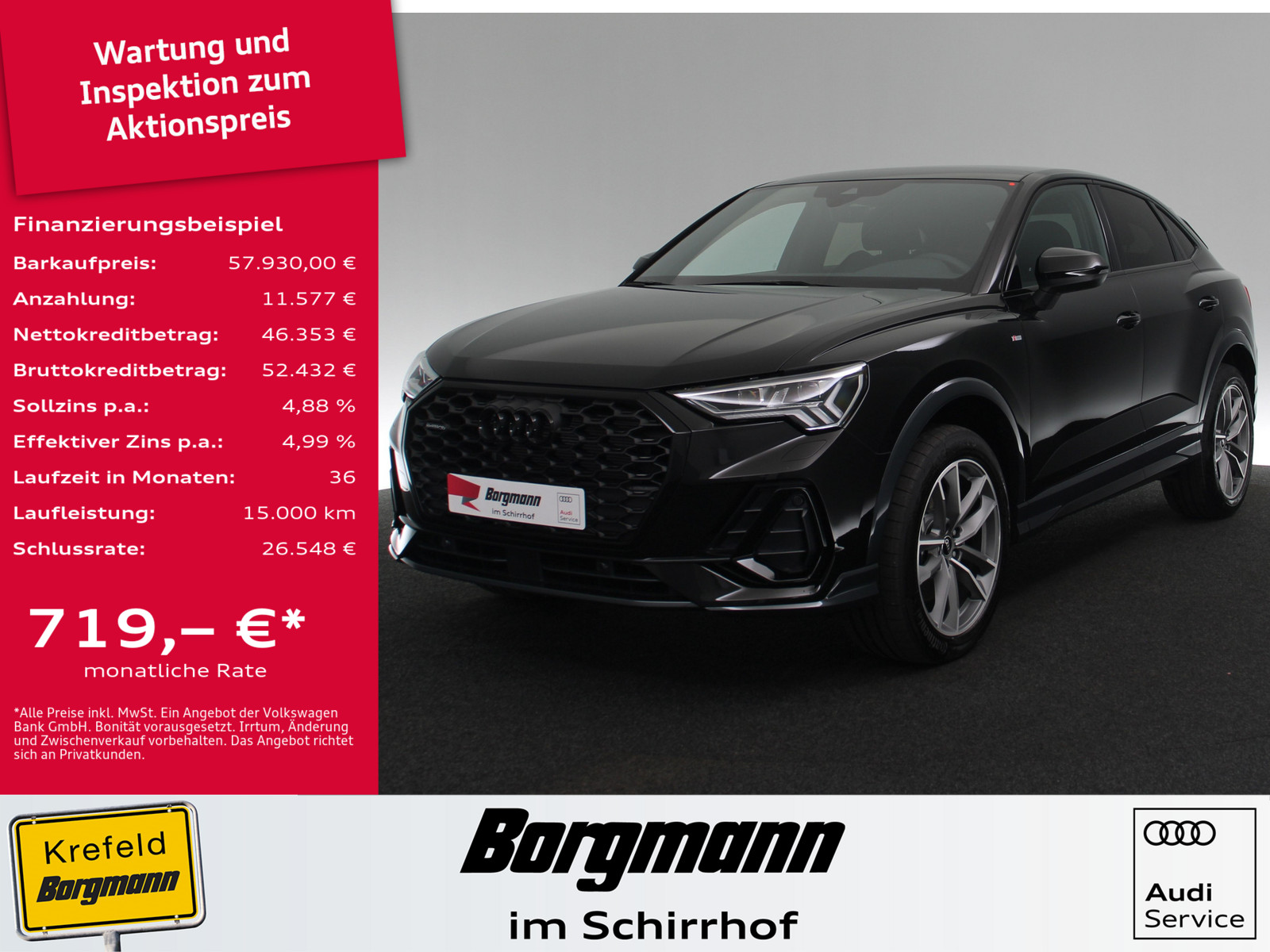 AUDI Q3 Sportback 40 TFSI quattro S line