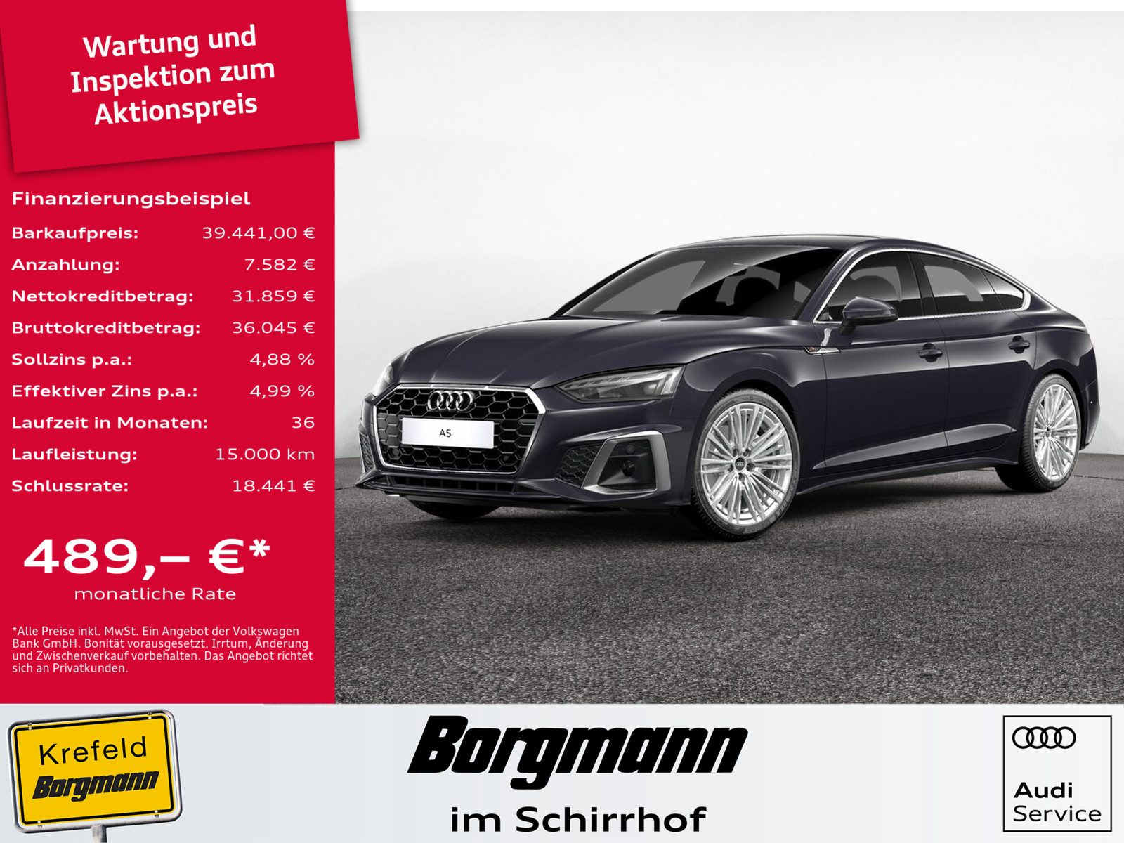 AUDI A5 Sportback 40 TDI S line