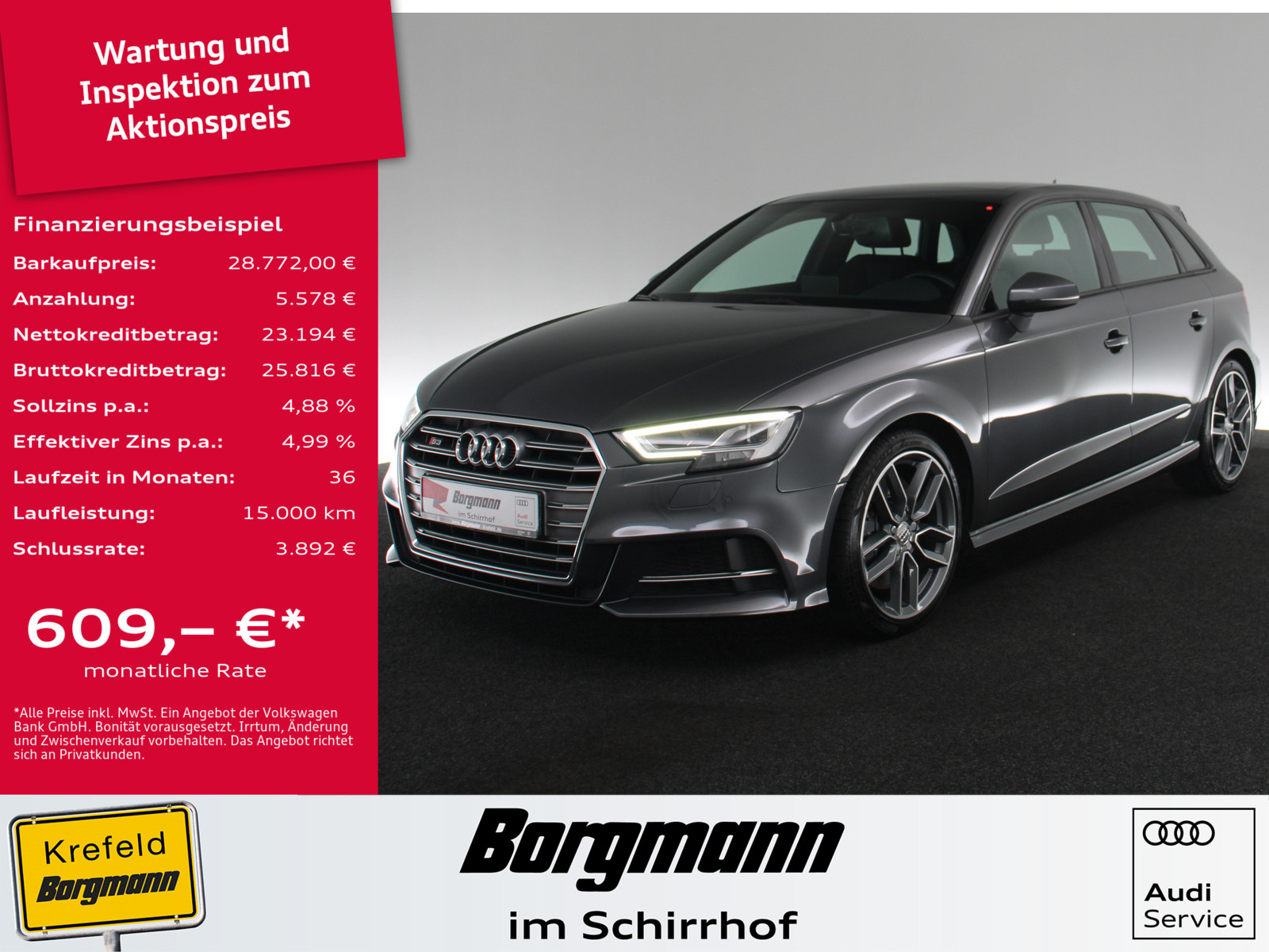 AUDI S3 Sportback quattro